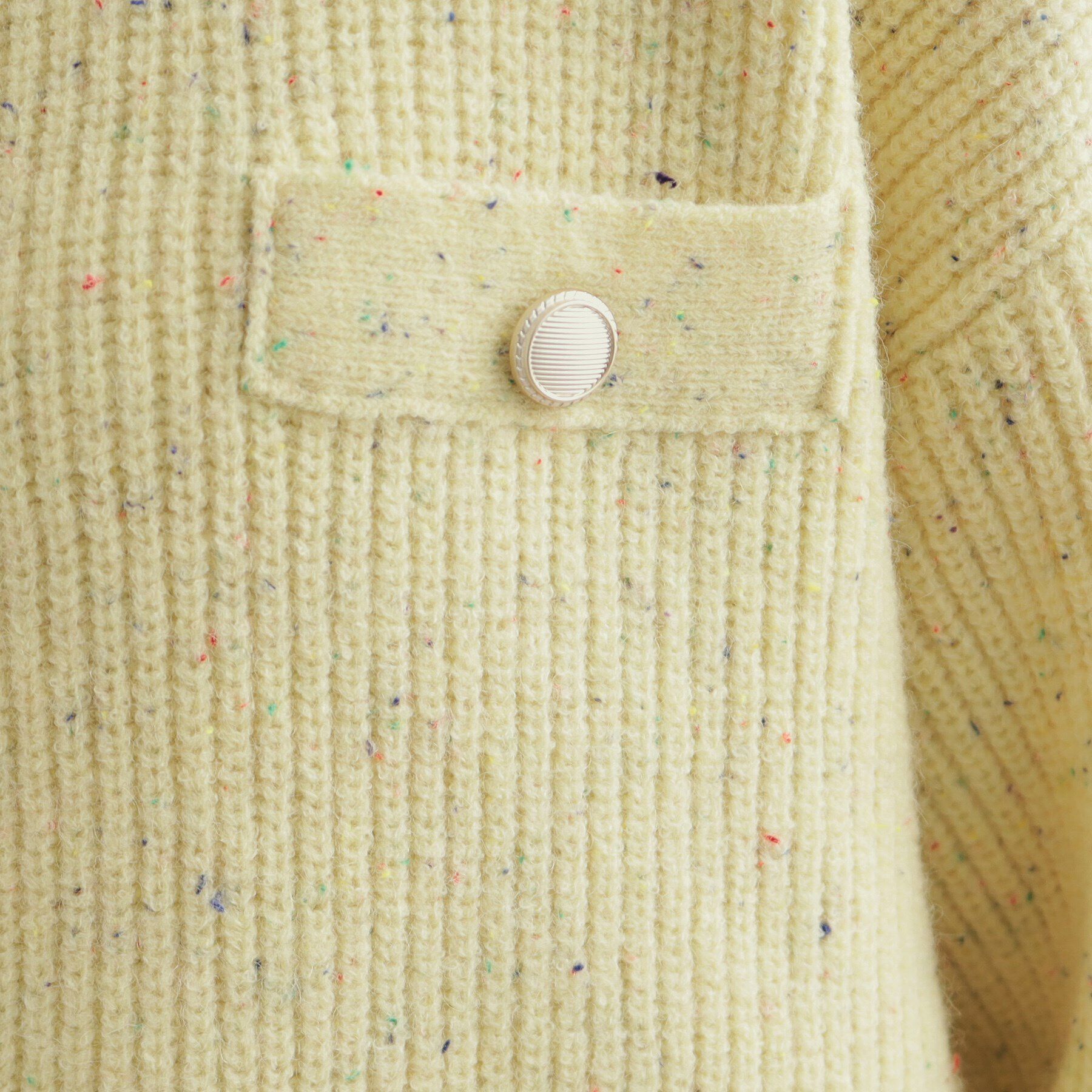 OPAQUE.CLIP「カラーネップニットカーディガン【洗濯機洗い可】」|カーディガン|