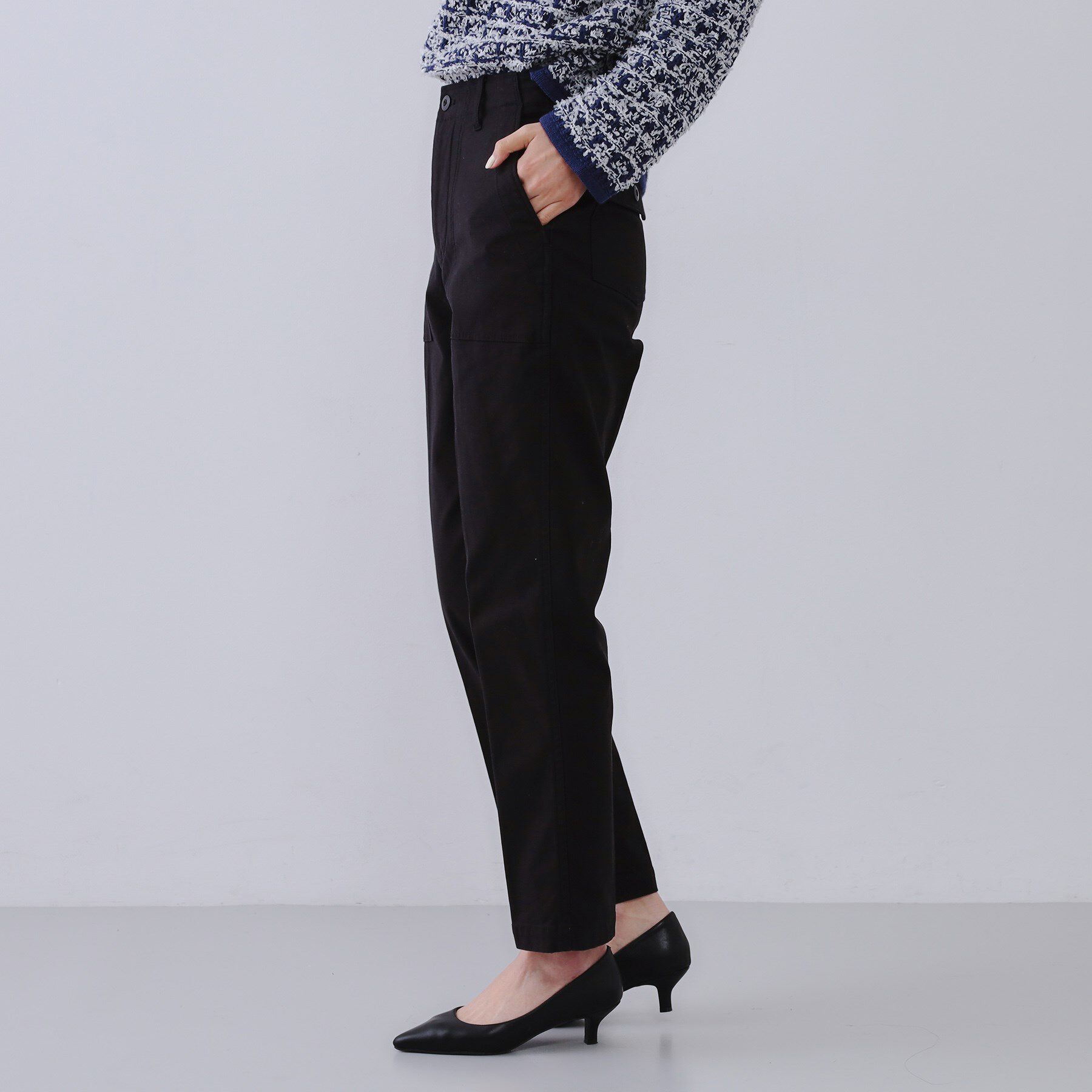 OPAQUE.CLIP「《S-LLサイズ》ストレッチベイカーパンツ【洗濯機洗い可】」|その他|