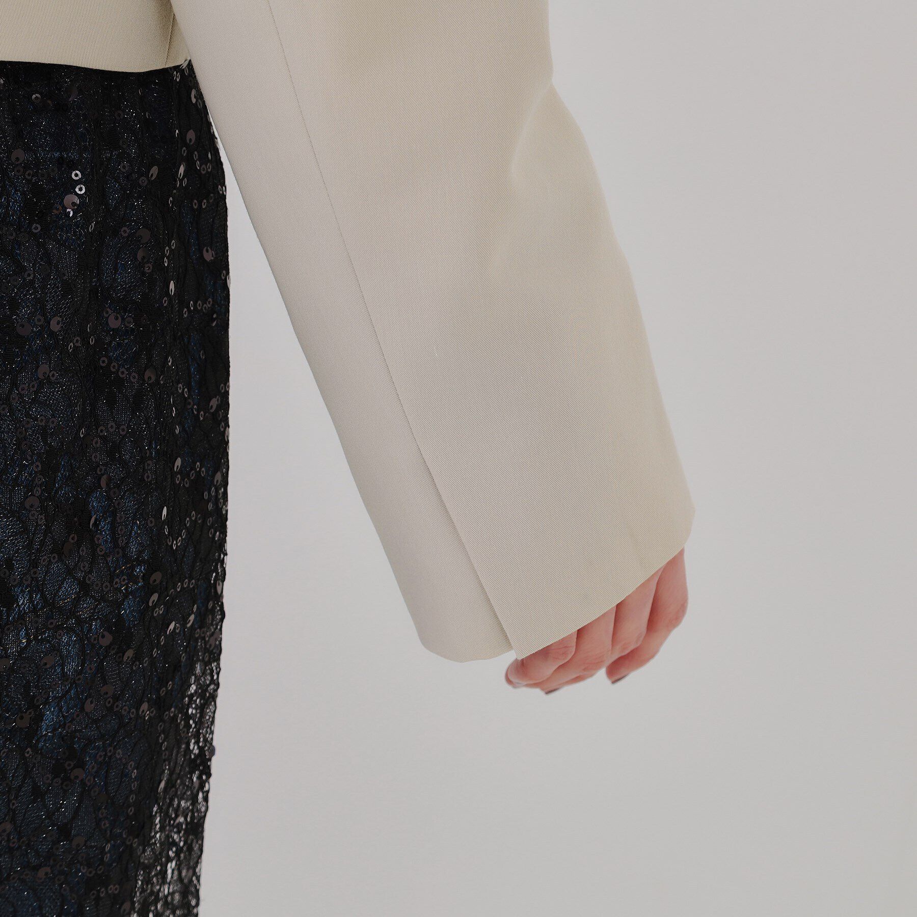 OPAQUE.CLIP「ショートテーラードジャケット【洗濯機洗い可】」|テーラードジャケット|