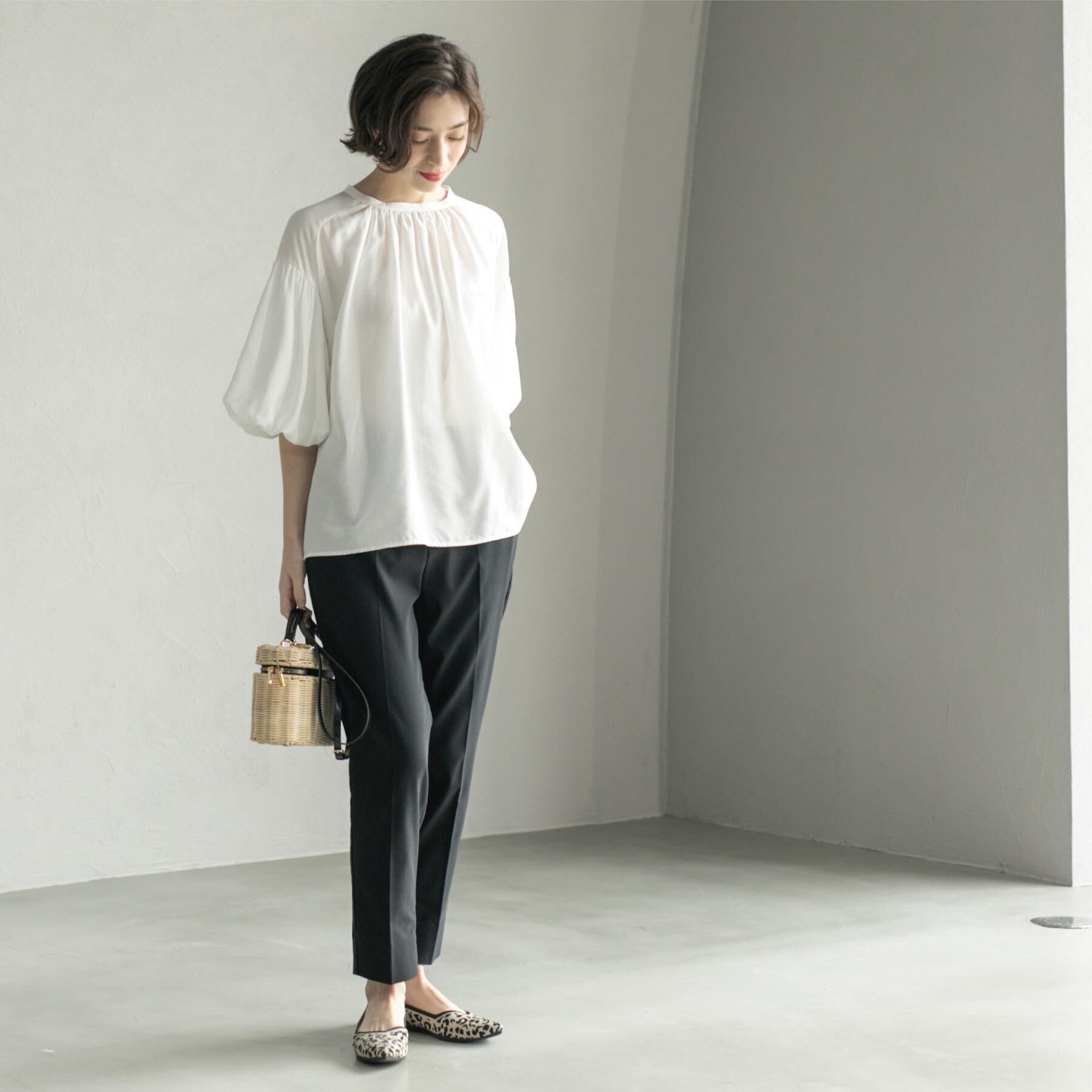 OPAQUE.CLIP「ハイストレッチイージースティックパンツ【洗濯機洗い可】」|その他|