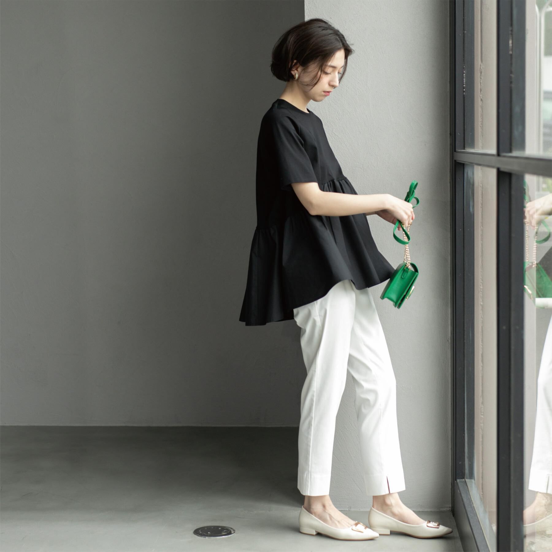 OPAQUE.CLIP「ハイストレッチイージースティックパンツ【洗濯機洗い可】」|その他|