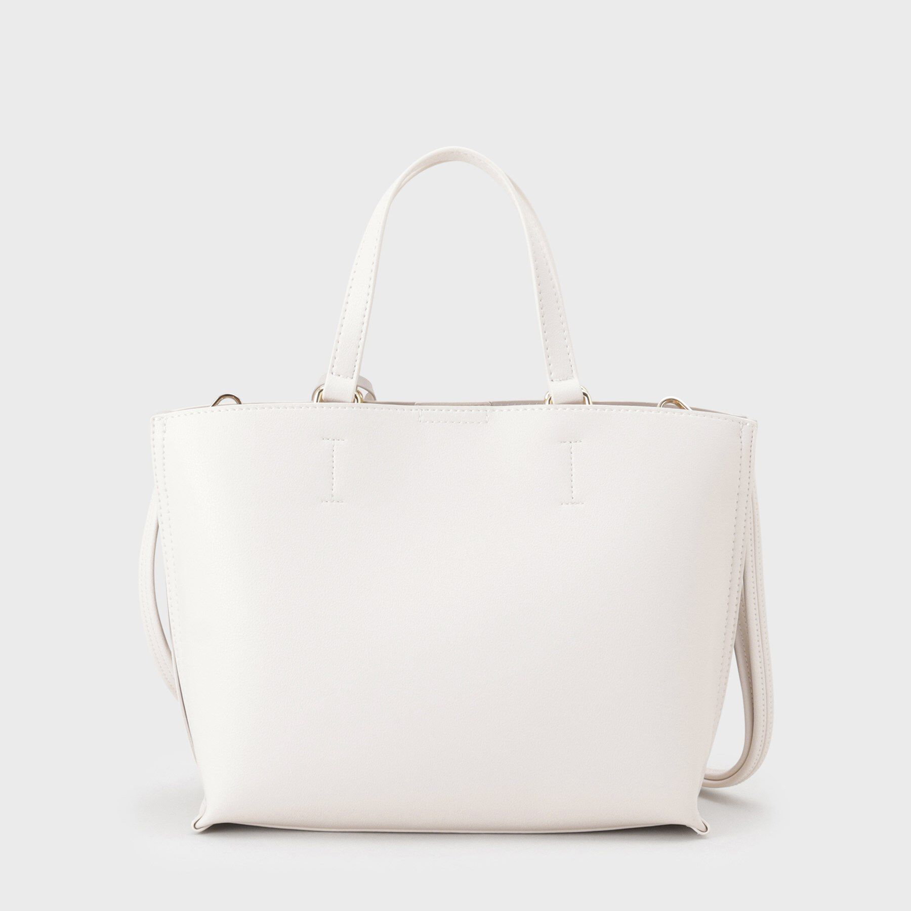 OPAQUE.CLIP「【2WAY】バイカラー3層ミドルトートバッグ」|トートバッグ|