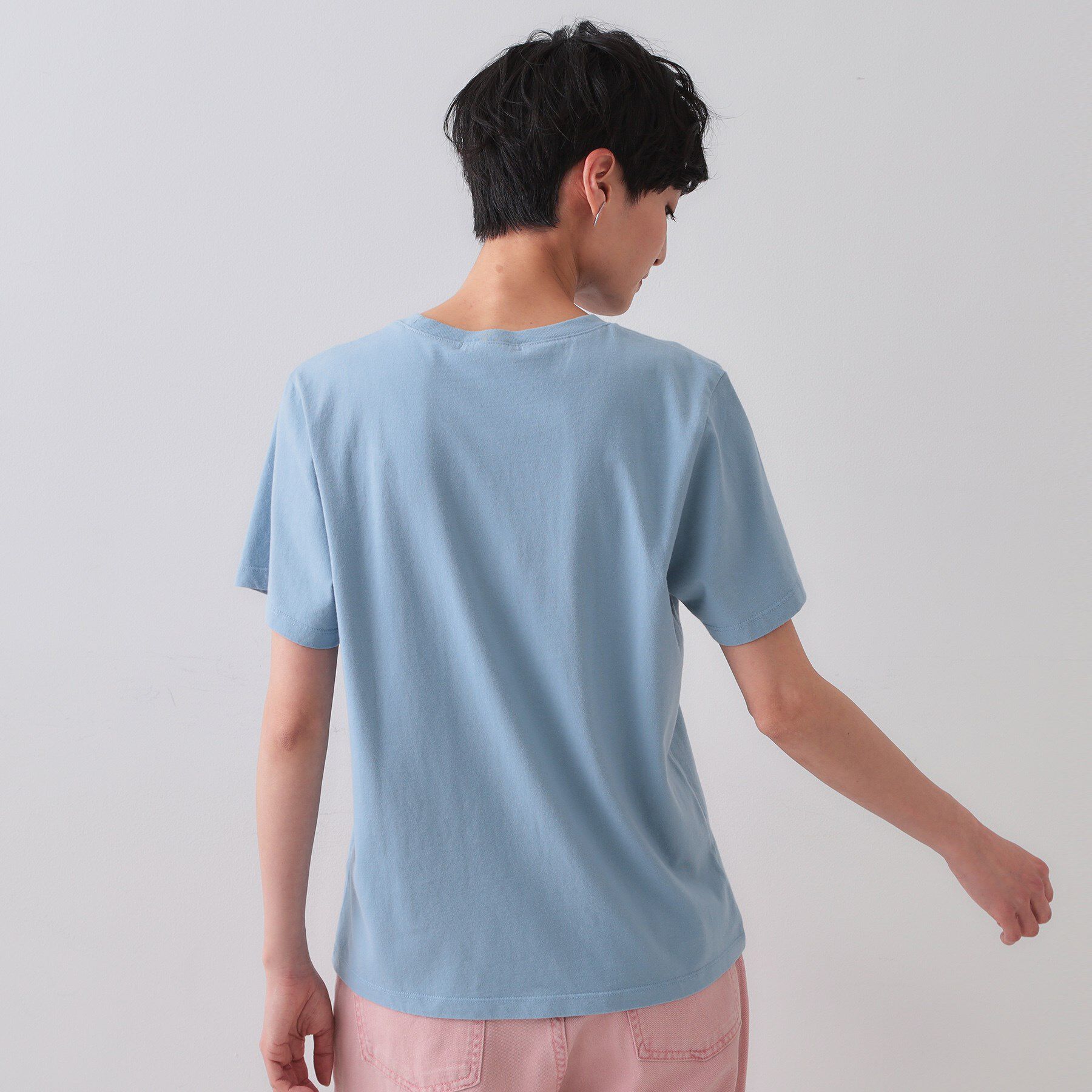 OPAQUE.CLIP「カラーロゴTシャツ【洗濯機洗い可】」|Tシャツ・カットソー|