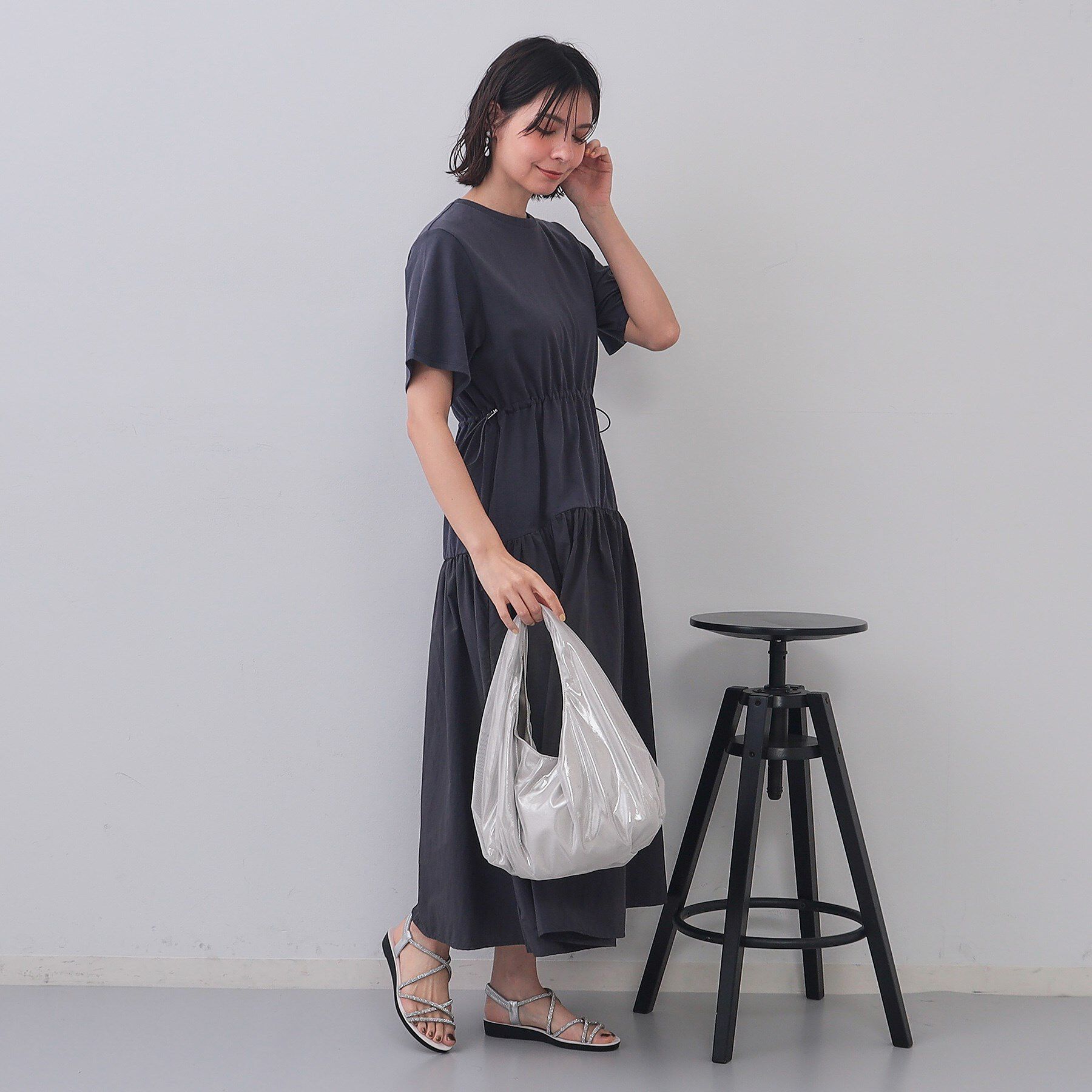 OPAQUE.CLIP「チュールレイヤードミドルショルダーバッグ」|ショルダー・メッセンジャー|