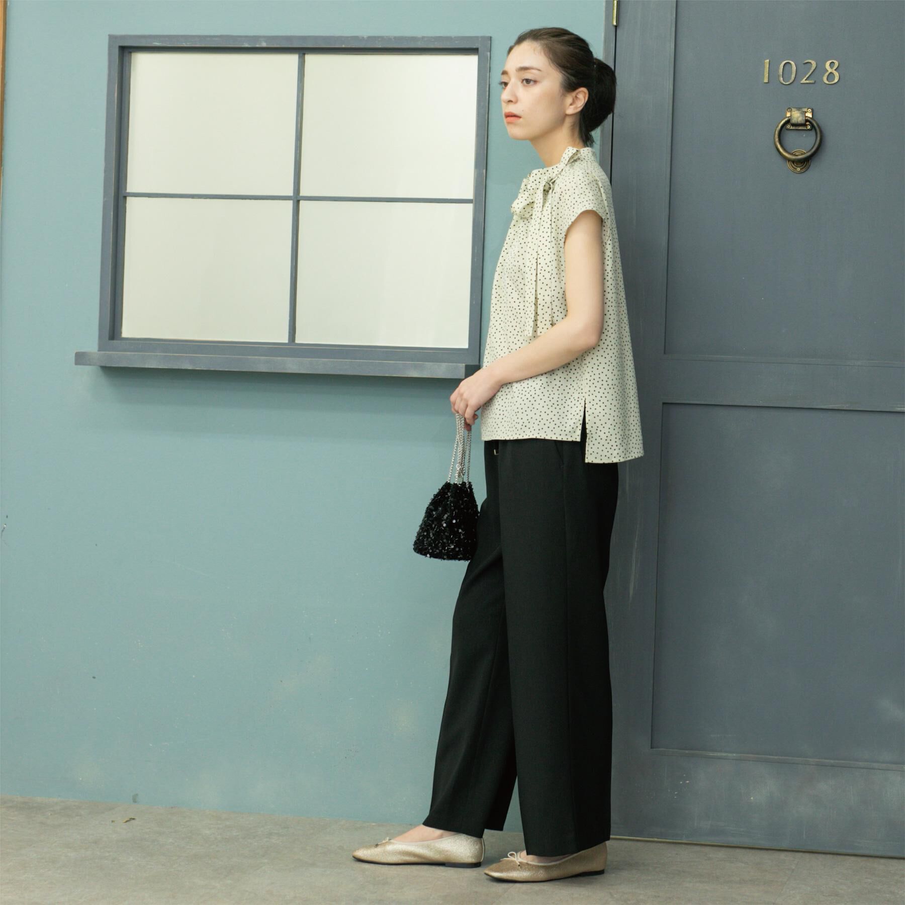 OPAQUE.CLIP「《丈が選べる/SS-LLサイズ》美脚ストレッチイージーワイドパンツ/セットアップ対応【防シワ/洗濯機」|その他|