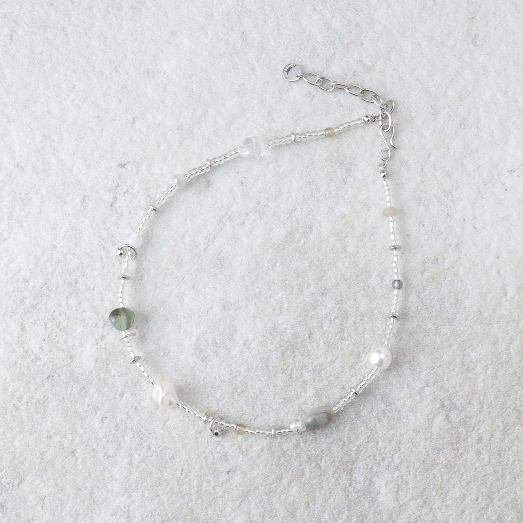 OPAQUE.CLIP「マルチビーズネックレス」|ネックレス|シルバー(006)