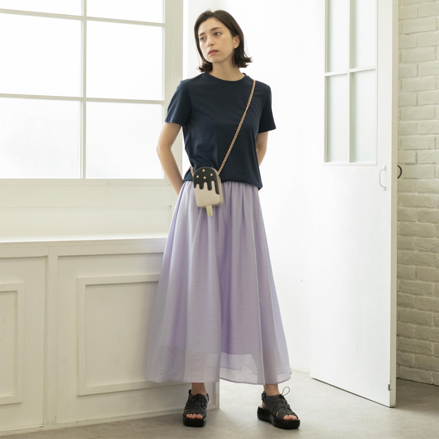 OPAQUE.CLIP「《5色展開》ベーシックTシャツ【洗濯機洗い可/UV/接触冷感】」|Tシャツ・カットソー|