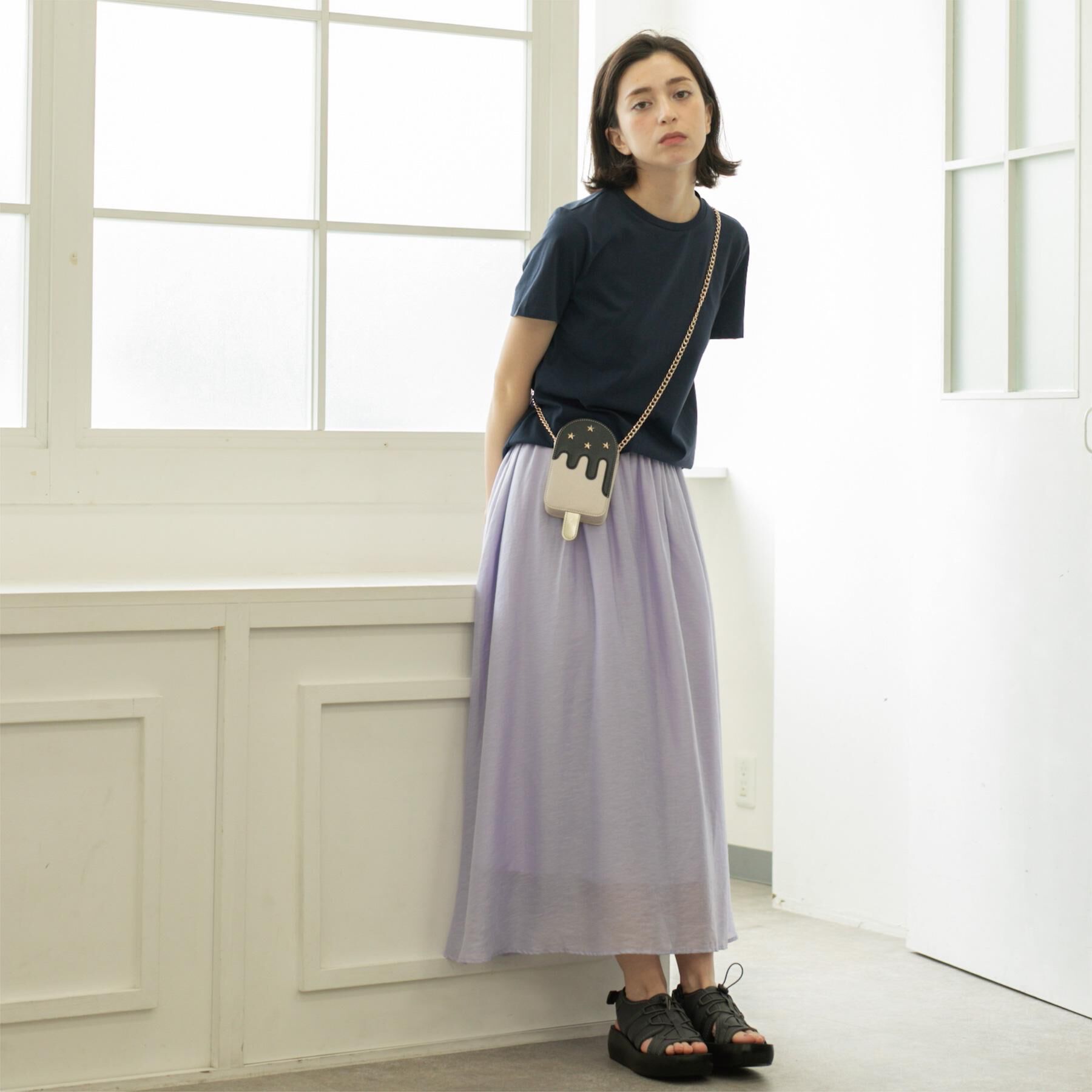 OPAQUE.CLIP「《5色展開》ベーシックTシャツ【洗濯機洗い可/UV/接触冷感】」|Tシャツ・カットソー|