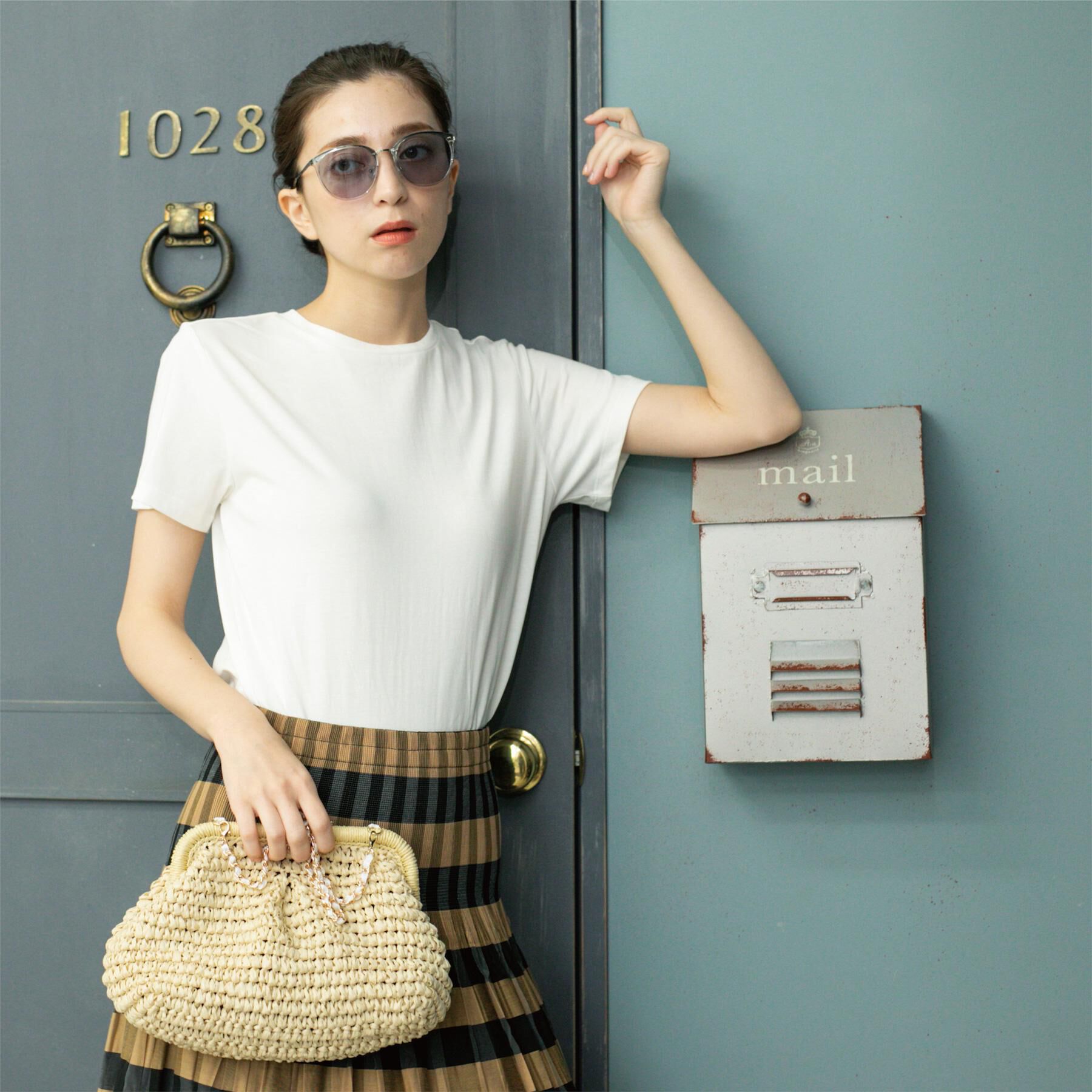 OPAQUE.CLIP「《5色展開》ベーシックTシャツ【洗濯機洗い可/UV/接触冷感】」|Tシャツ・カットソー|