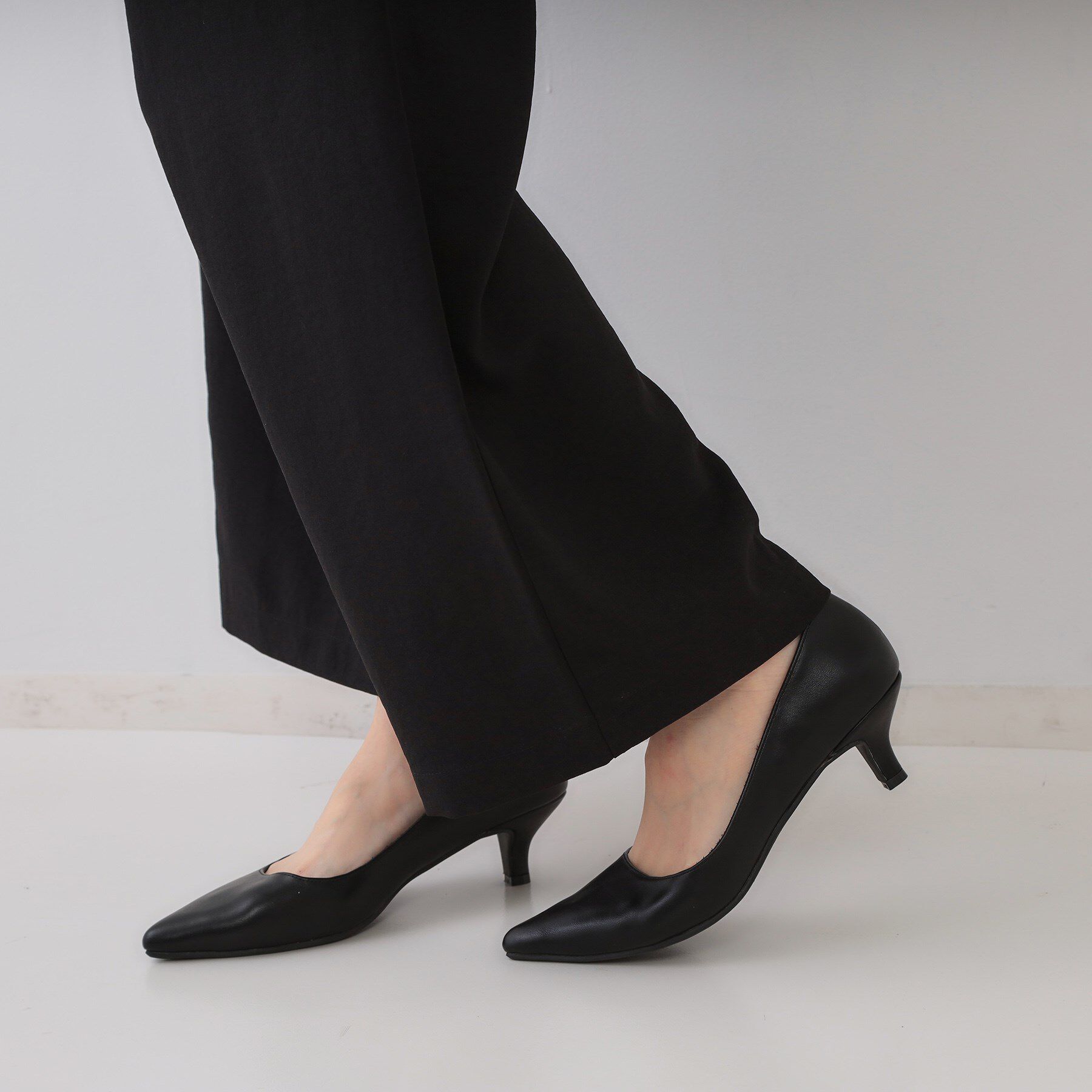 OPAQUE.CLIP「【2WAY／抗菌防臭加工】フラワークリップ付きパンプス」|パンプス|