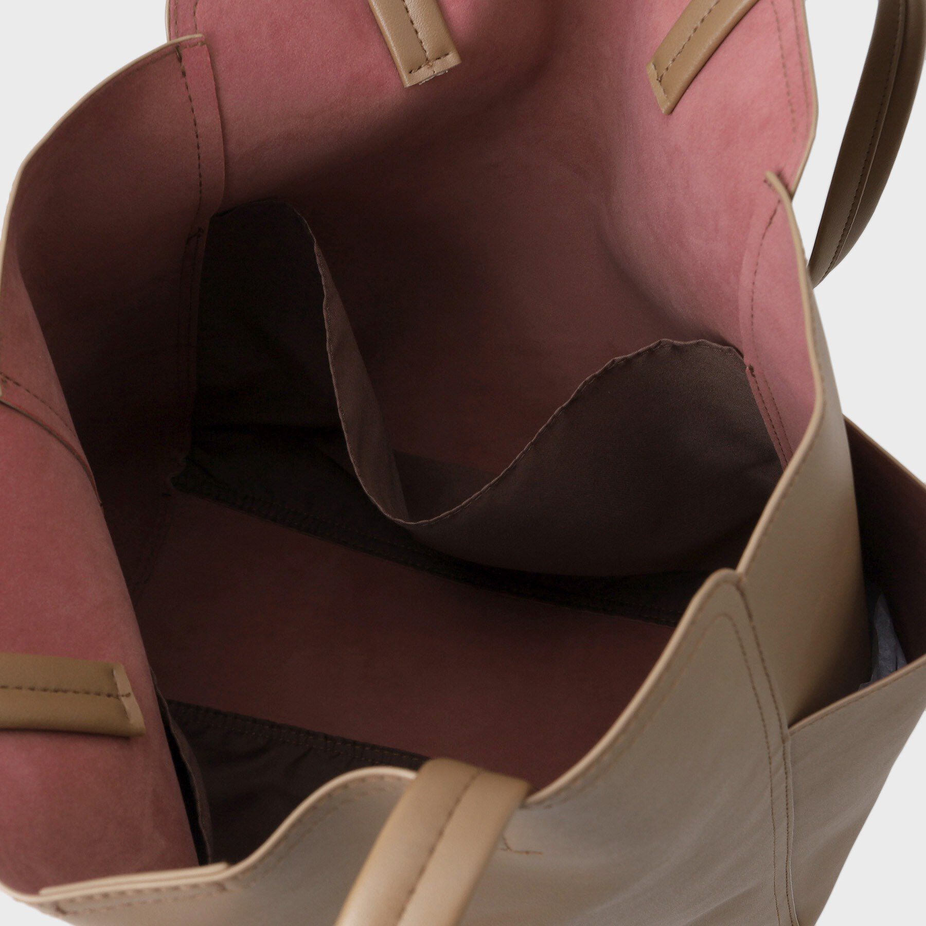 OPAQUE.CLIP「【A4サイズ対応】スカーフ付き裏スエード調合皮トートバッグ」|トートバッグ|