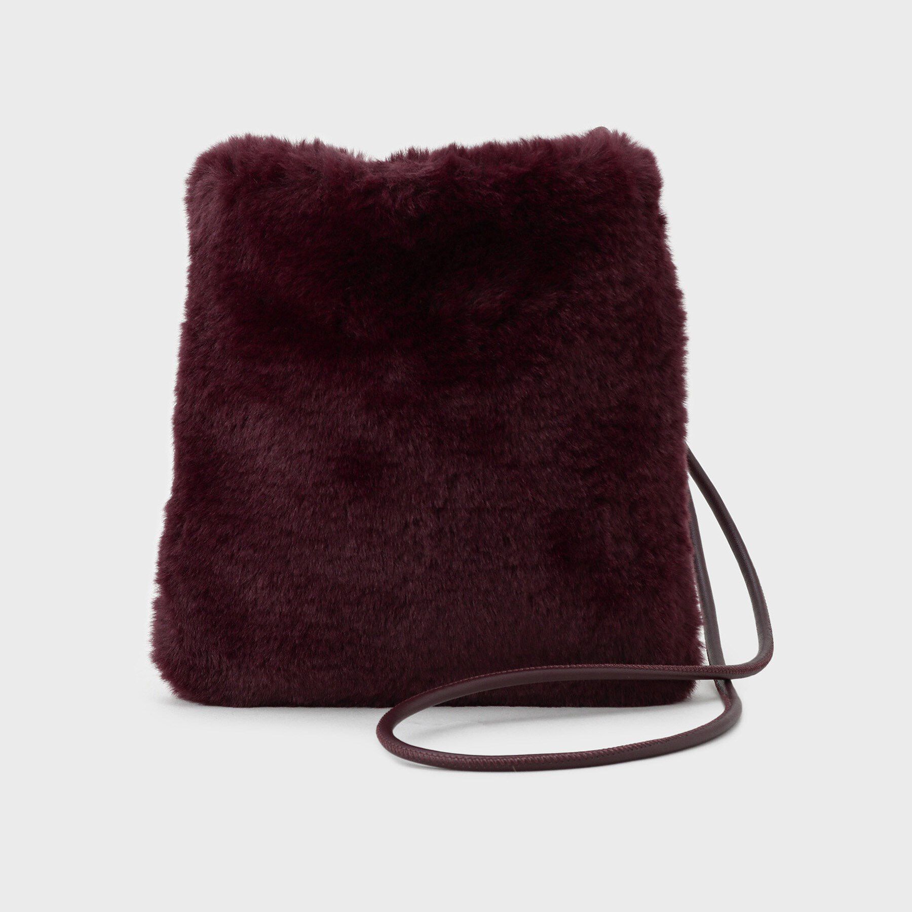 OPAQUE.CLIP「【11色展開】フェイクファースクエアミニポシェット」|ショルダー・メッセンジャー|