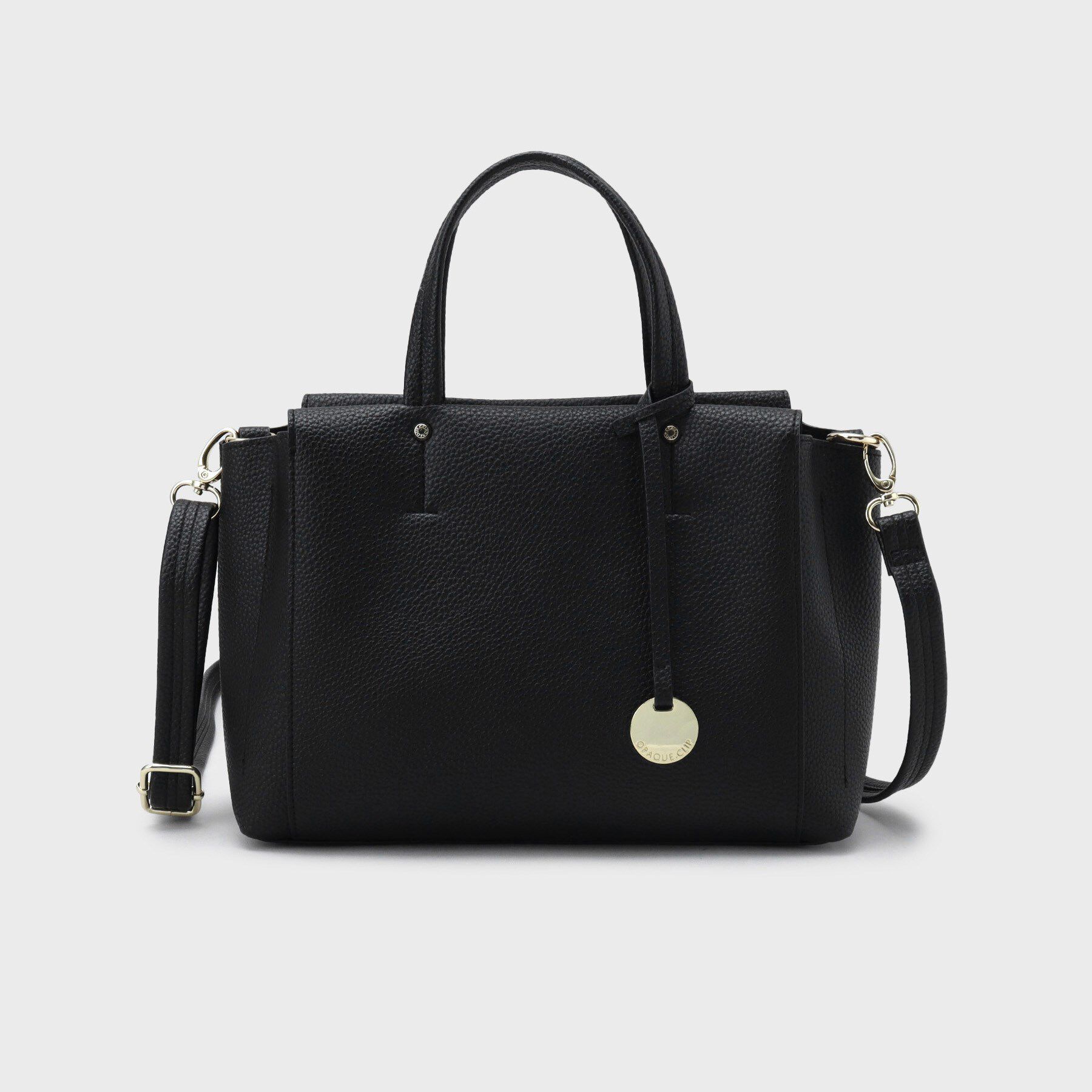 OPAQUE.CLIP「【2WAY/人間工学】シュリンクミドルトートバッグ」|トートバッグ|