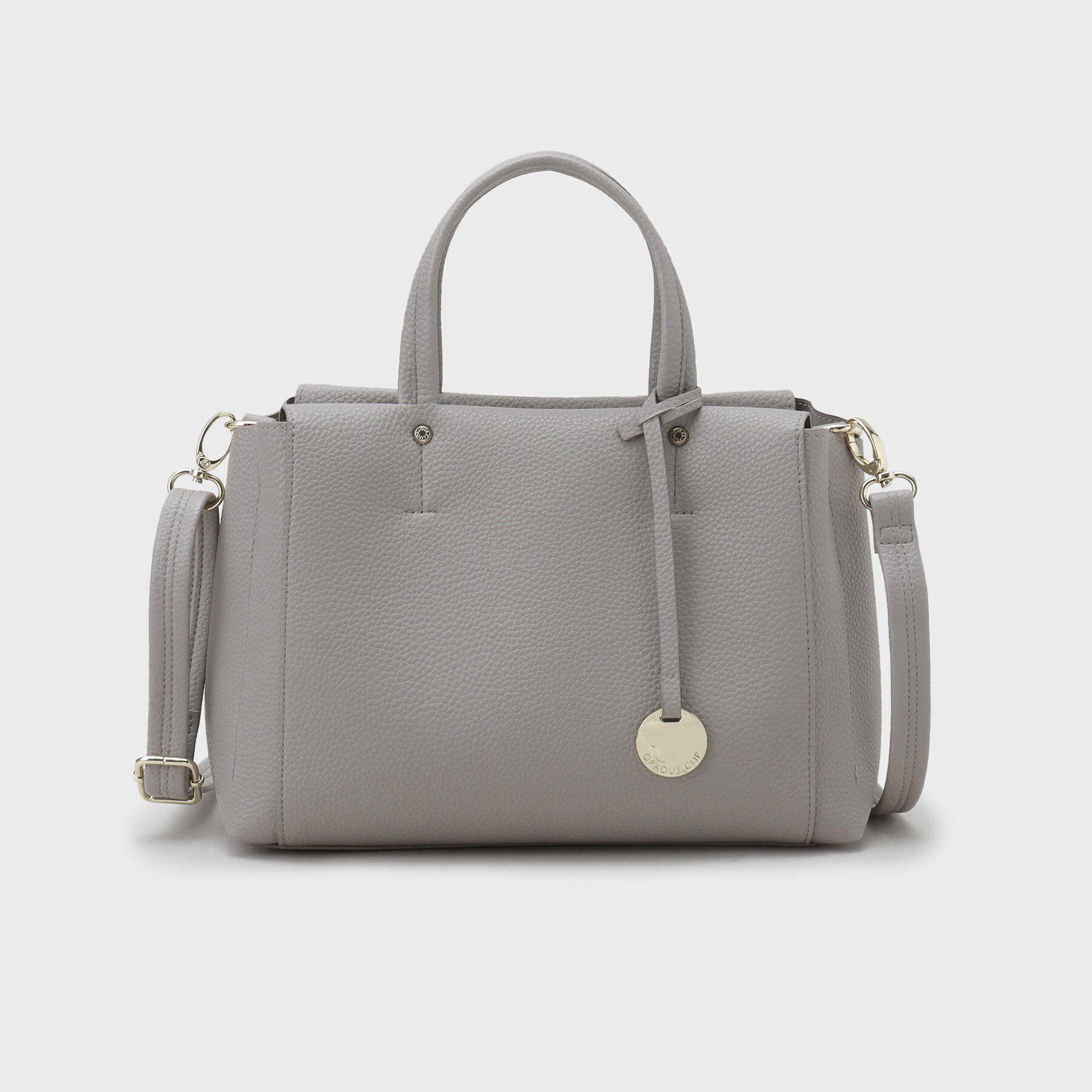 OPAQUE.CLIP「【2WAY/人間工学】シュリンクミドルトートバッグ」|トートバッグ|