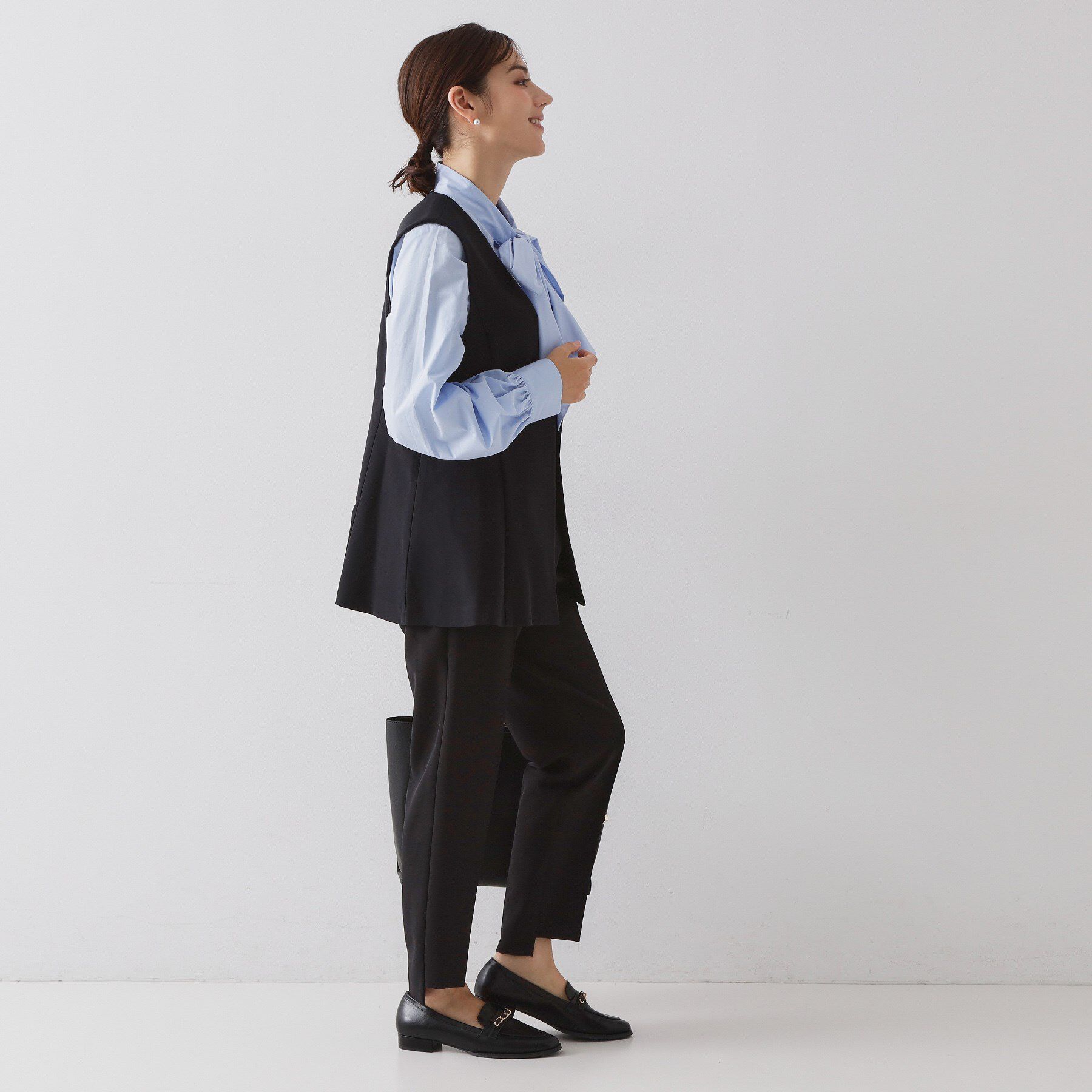 OPAQUE.CLIP「ステップヘムテーパードパンツ/セットアップ対応可【洗濯機OK】」|その他|