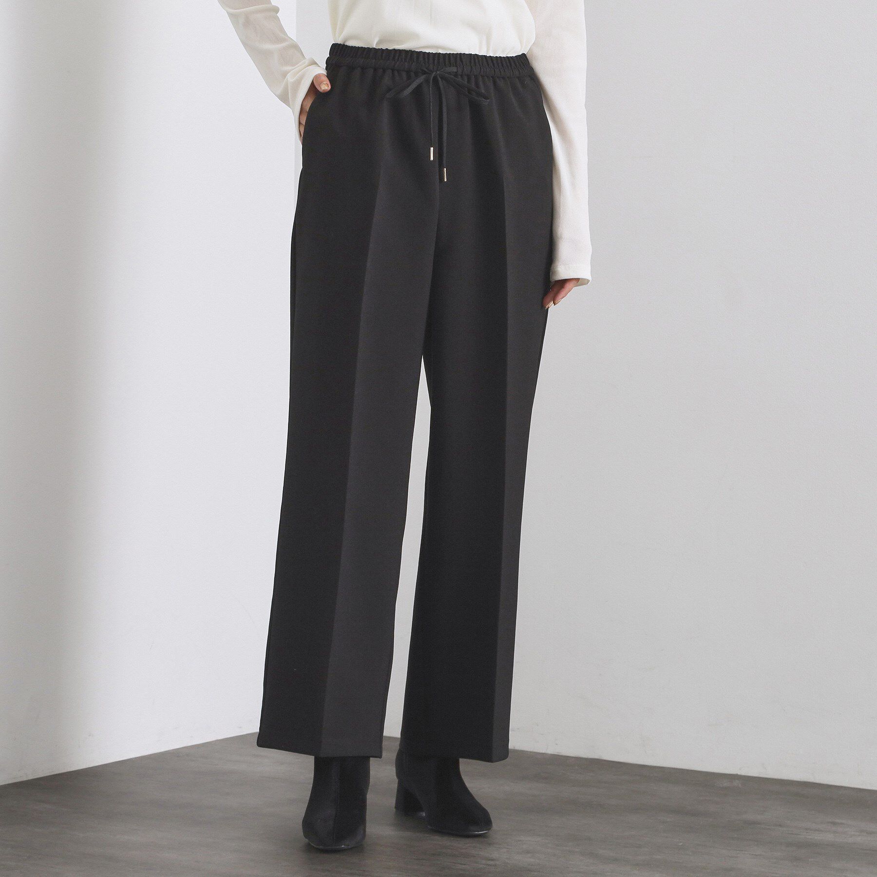 OPAQUE.CLIP「イージーワイドパンツ【洗濯機OK】」|その他|