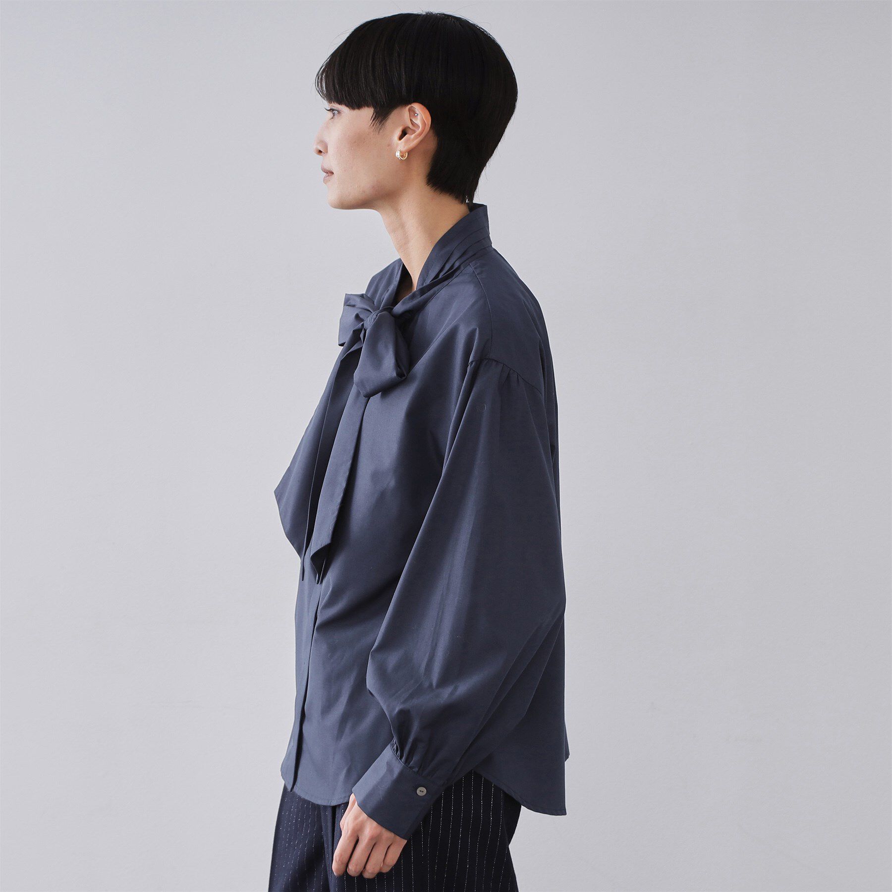 OPAQUE.CLIP「ボウタイブラウス【洗濯機OK】」|シャツ・ブラウス|