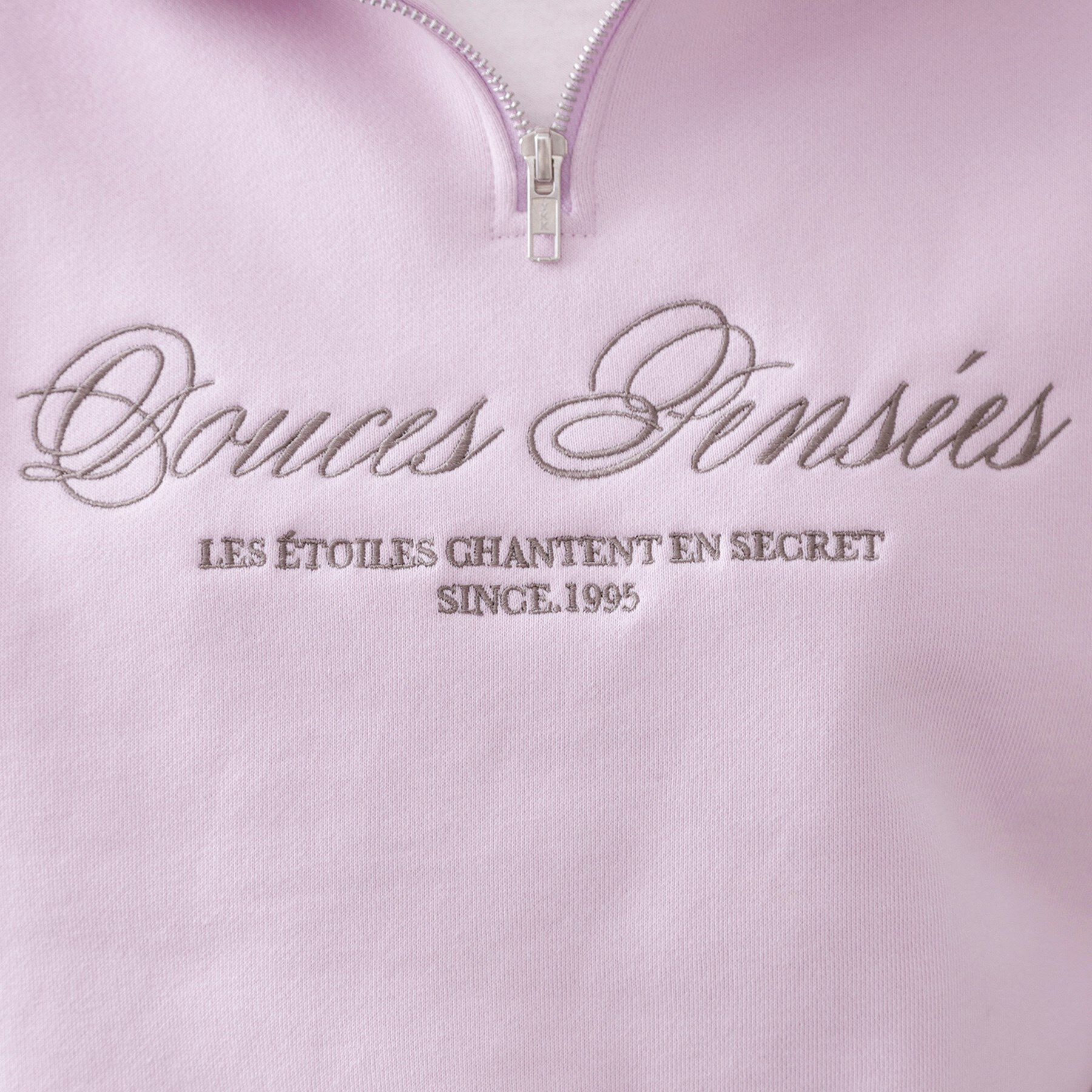 OPAQUE.CLIP「ハーフZIPロゴ刺繍裏毛【洗濯機OK】」|パーカー|