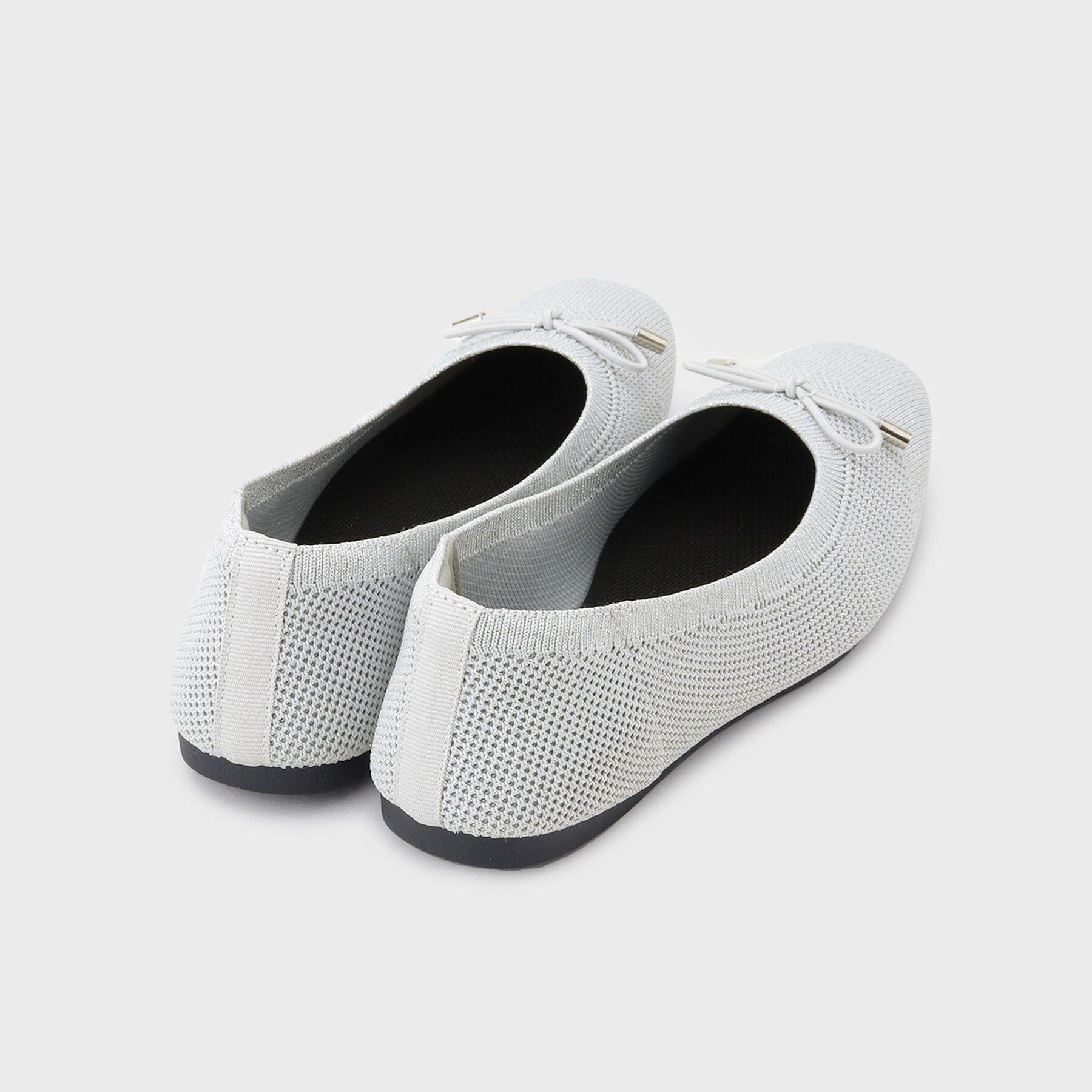 OPAQUE.CLIP「【抗菌防臭／軽量／マシンウォッシャブル】スクエアトゥメッシュニットバレエシューズ」|その他|