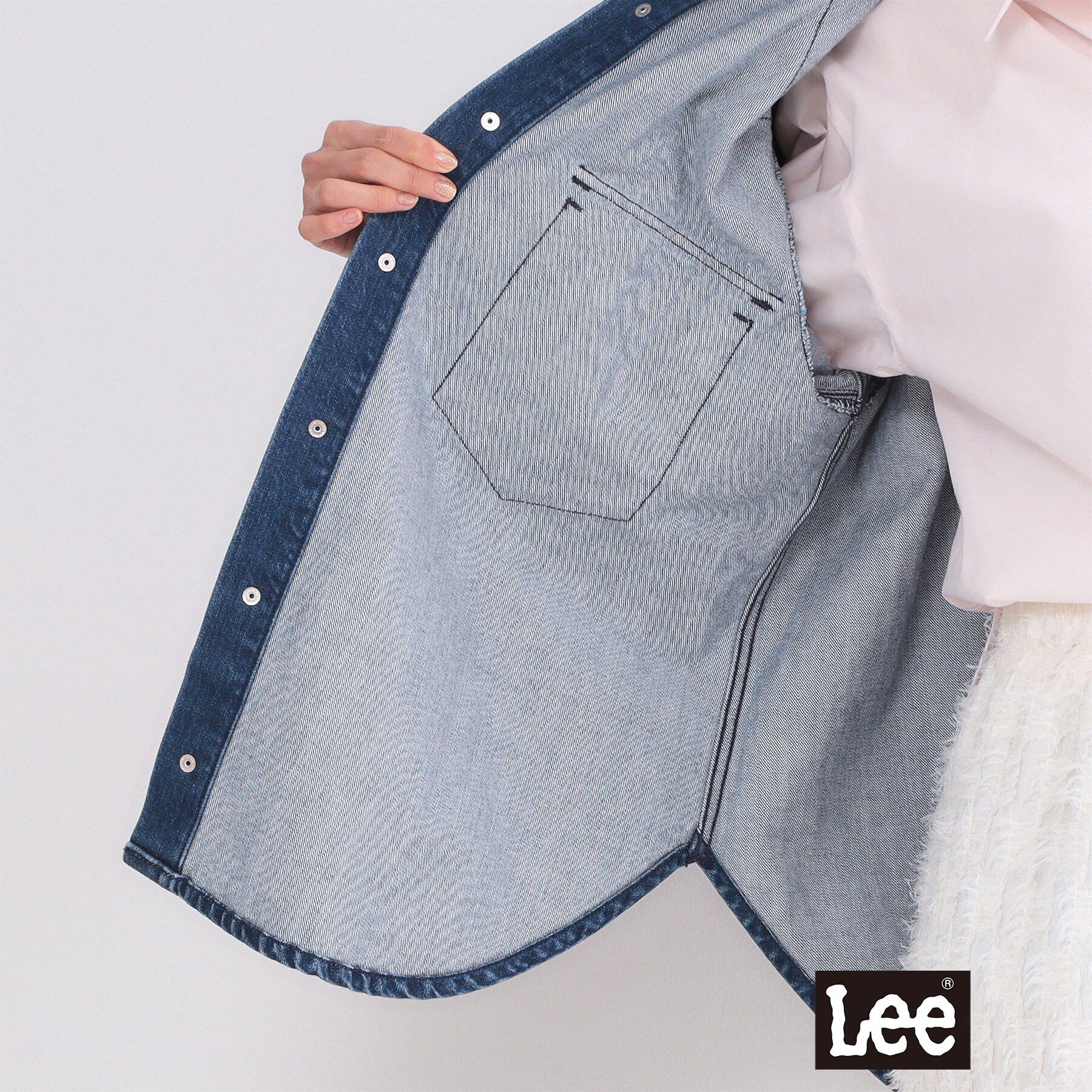OPAQUE.CLIP「【Lee別注】ウエスタンシャツデニムジャケット【洗濯機OK】」|デニムジャケット|
