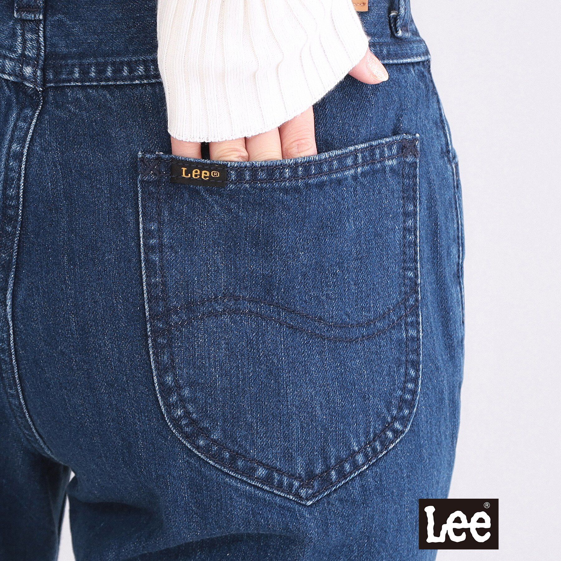 OPAQUE.CLIP「【Lee別注】フレアデニムパンツ【洗濯機OK】」|デニム|