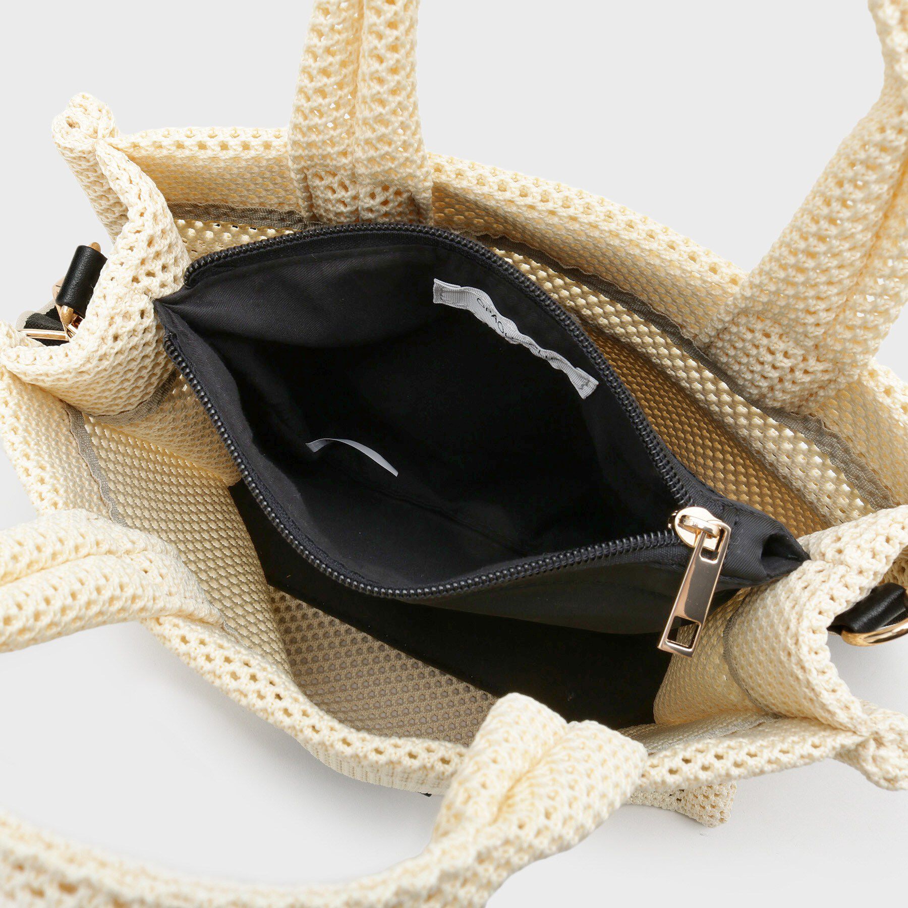 OPAQUE.CLIP「メッシュスクエアミドルトートバッグ【2WAY】」|トートバッグ|