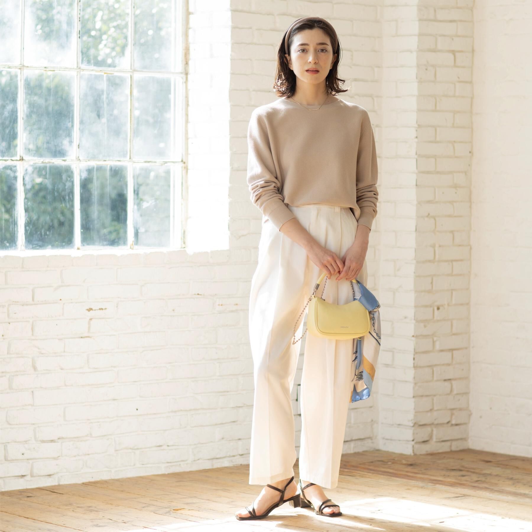 OPAQUE.CLIP「バレルレッグチノパンツ【洗濯機OK】」|その他|