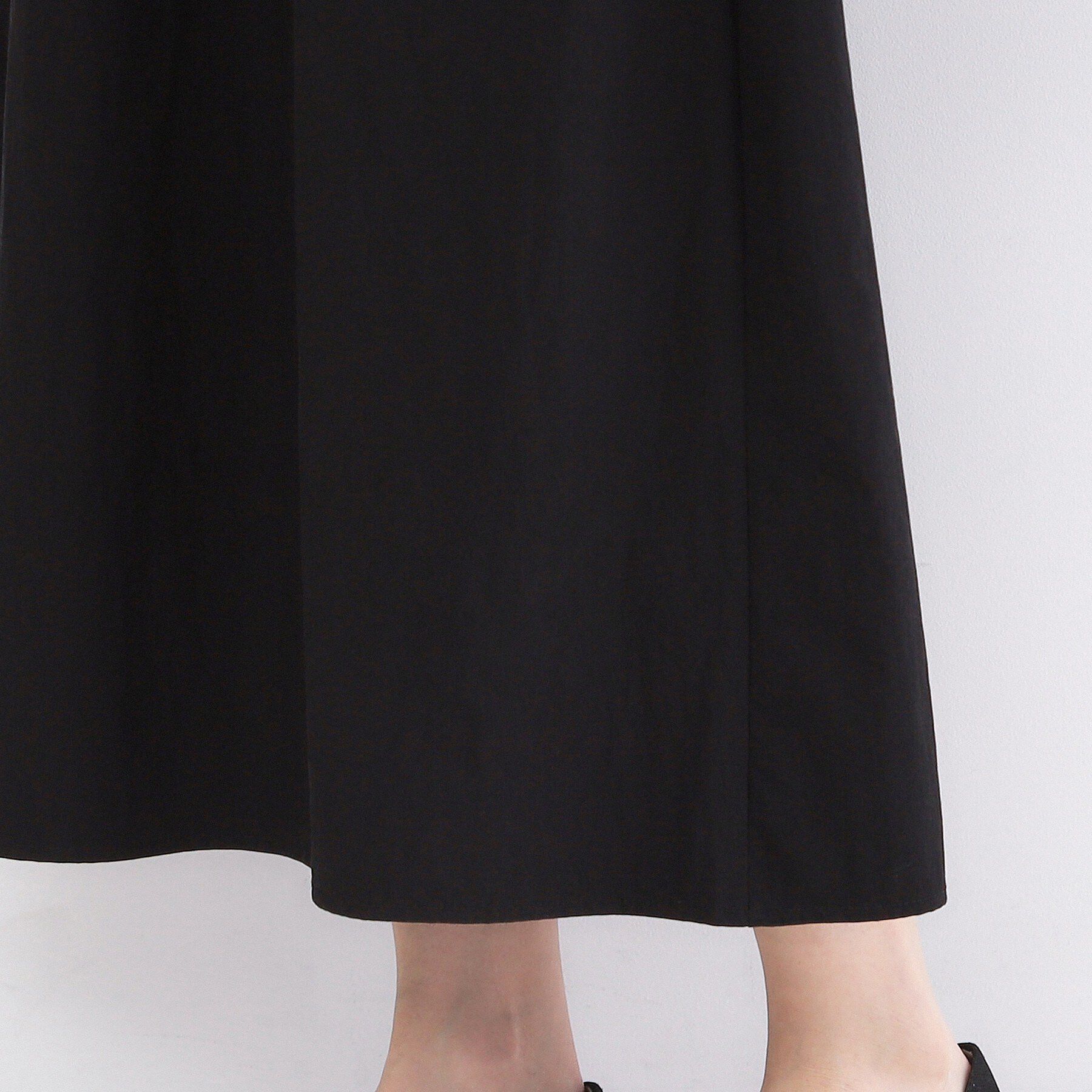 OPAQUE.CLIP「リブニットドッキングワンピース【洗濯機OK】」|ワンピース|