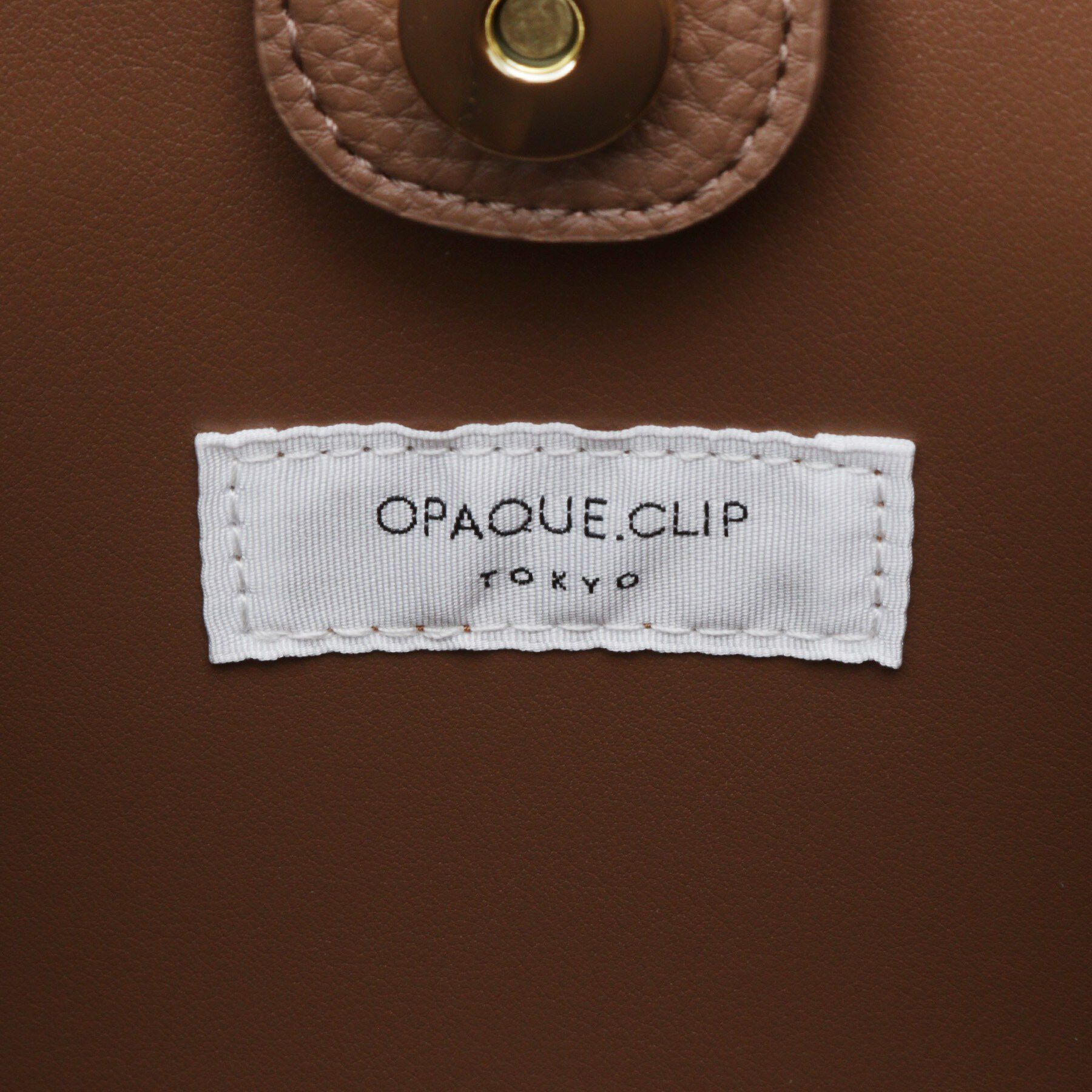 OPAQUE.CLIP「ベルトデザイン軽量シュリンク合皮ミドル」|トートバッグ|