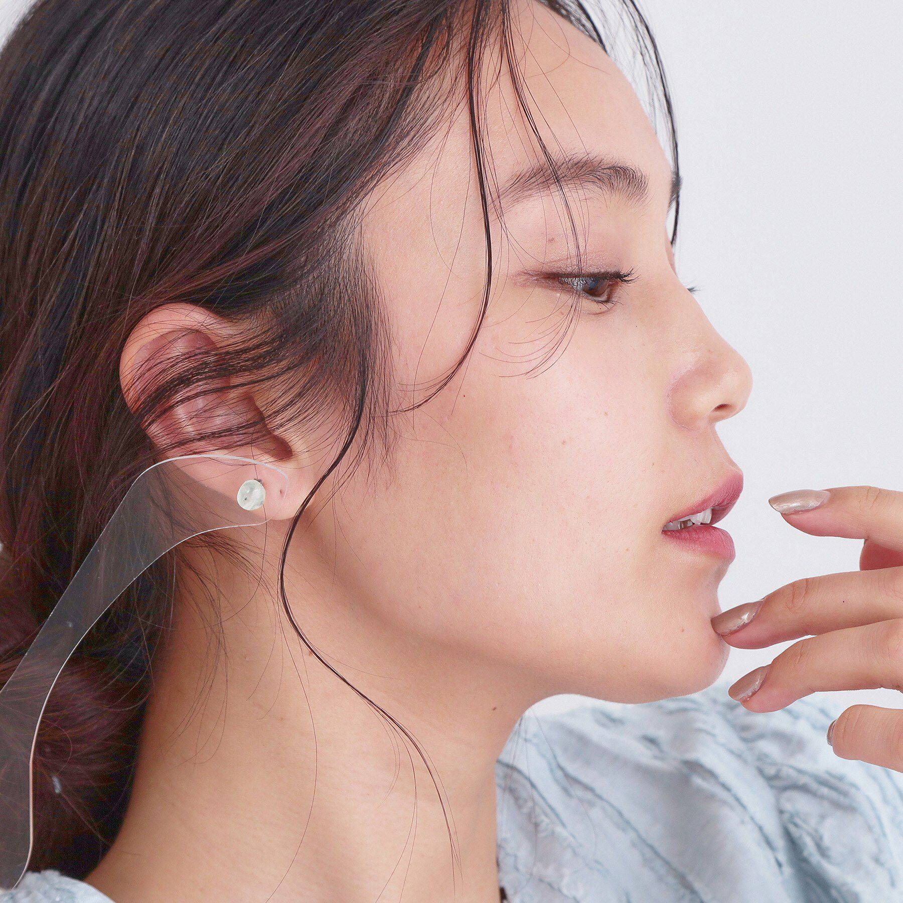 OPAQUE.CLIP「天然石&times;ビジューピアスSET」|ピアス|