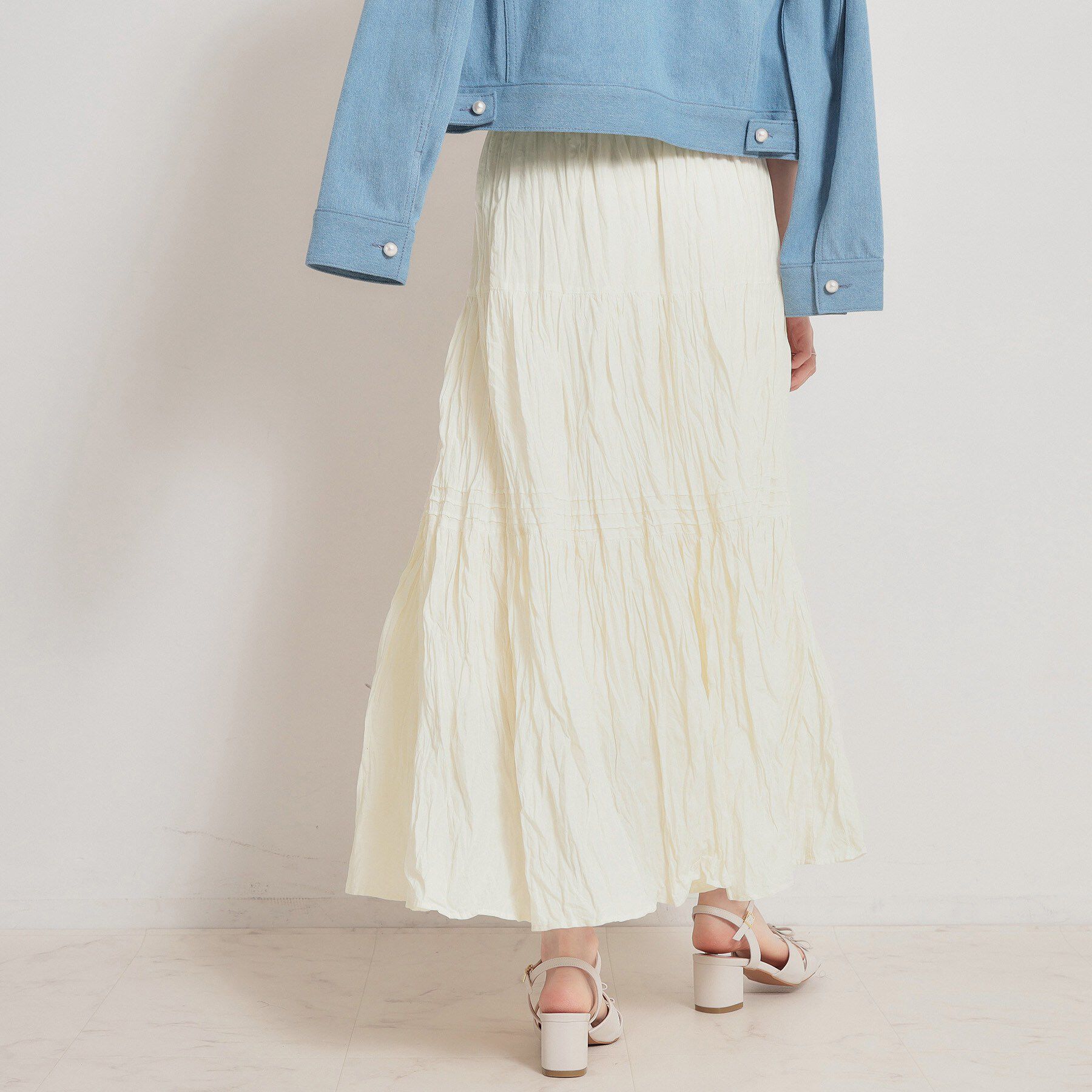 Couture broach「綿ローンティアードスカート」|スカート|