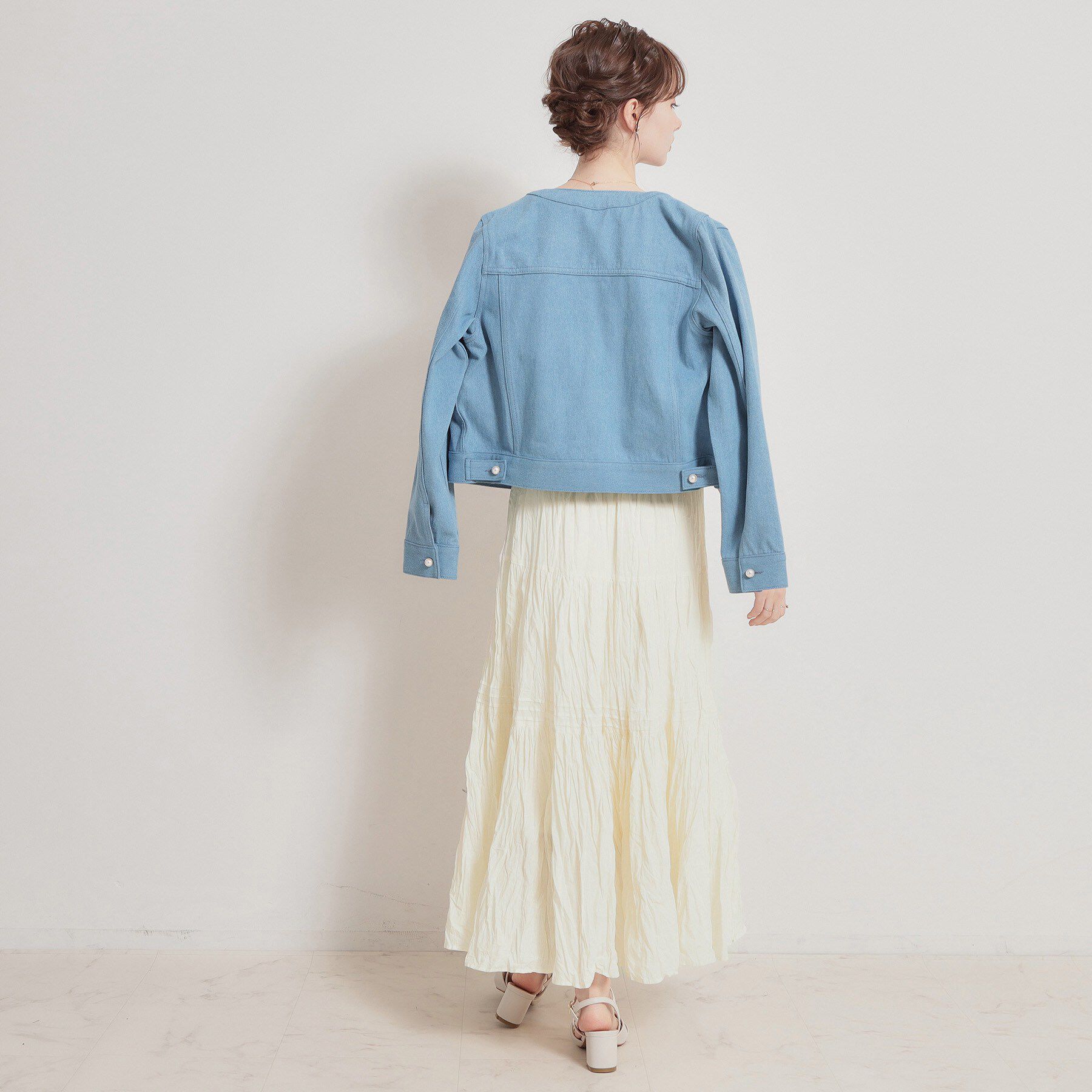 Couture broach「綿ローンティアードスカート」|スカート|