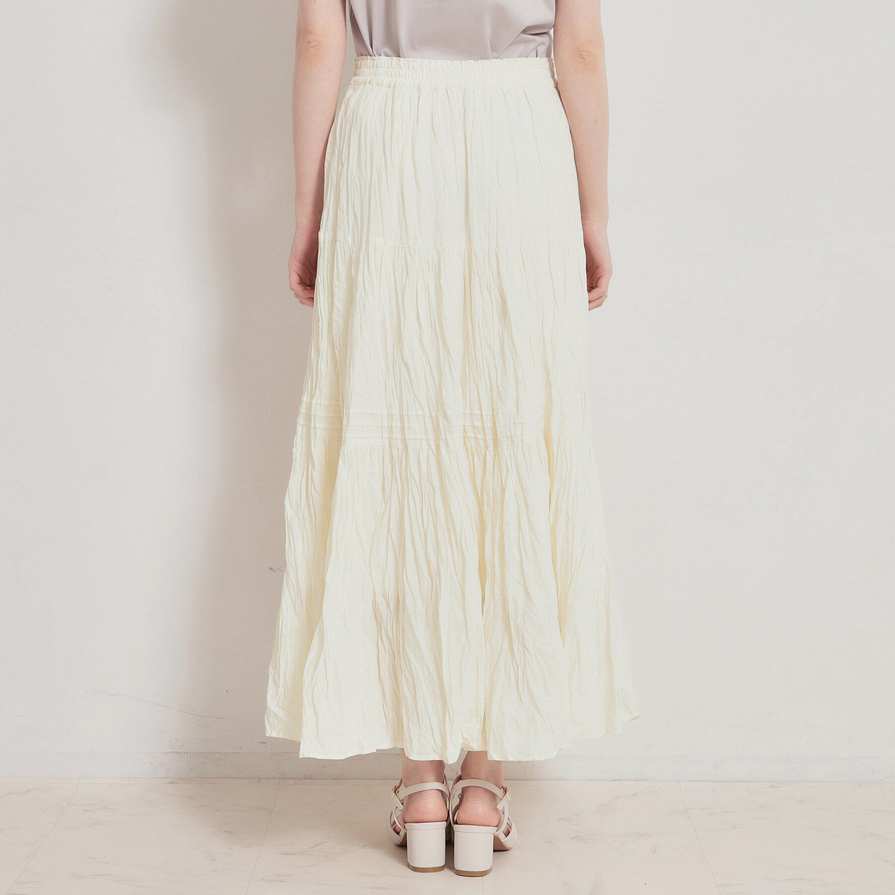 Couture broach「綿ローンティアードスカート」|スカート|