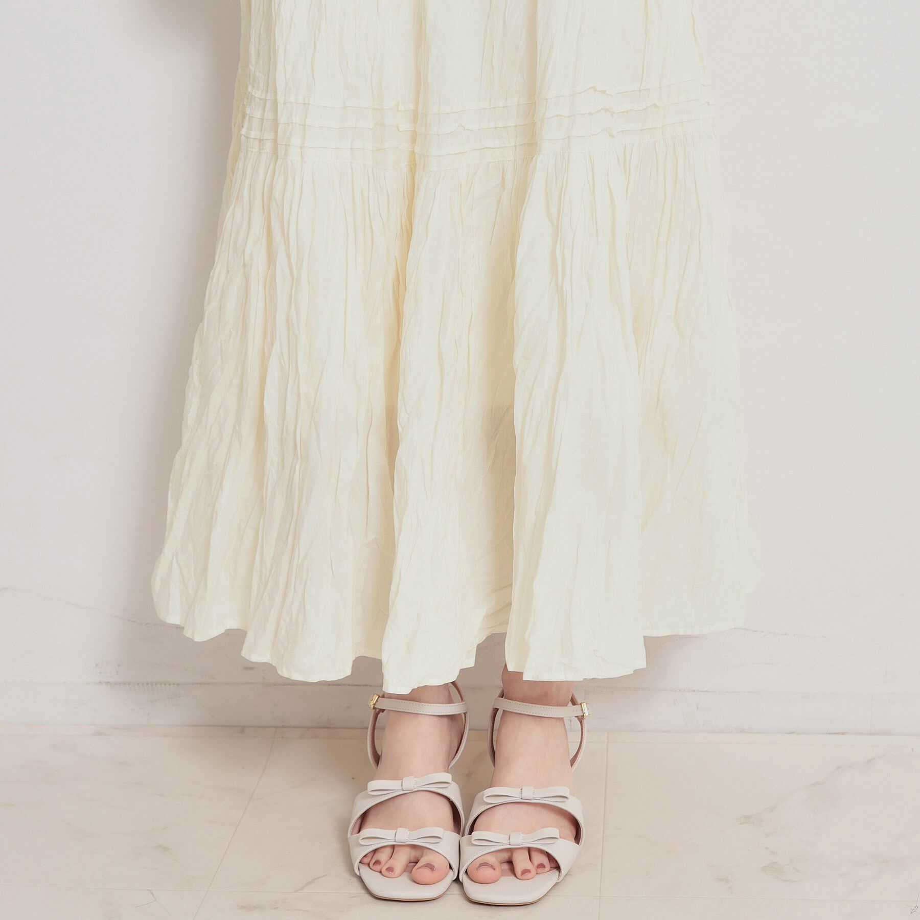 Couture broach「綿ローンティアードスカート」|スカート|