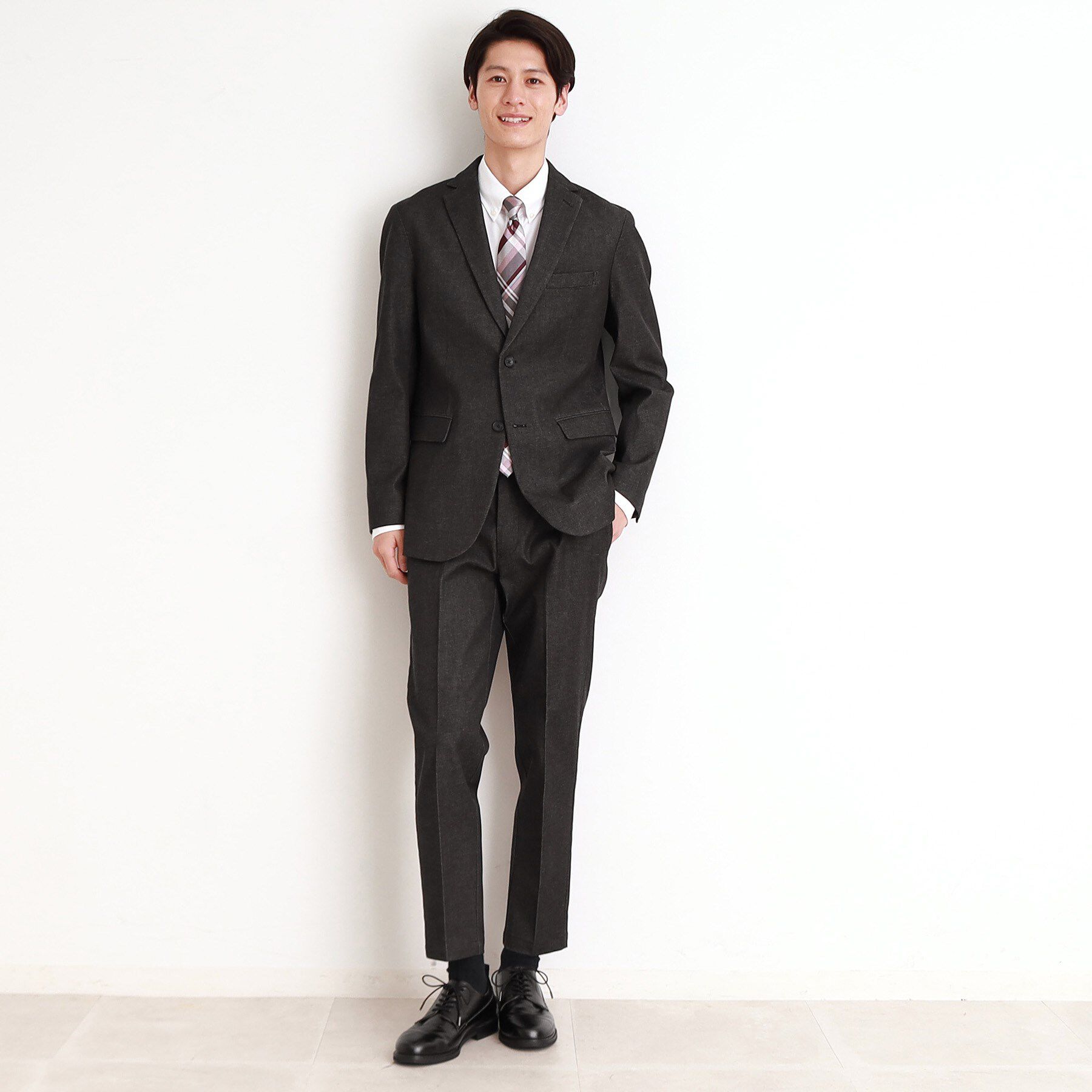 THE SHOP TK「エバーデニムジャケット セットアップ可／洗える／ストレッチ」|テーラードジャケット|