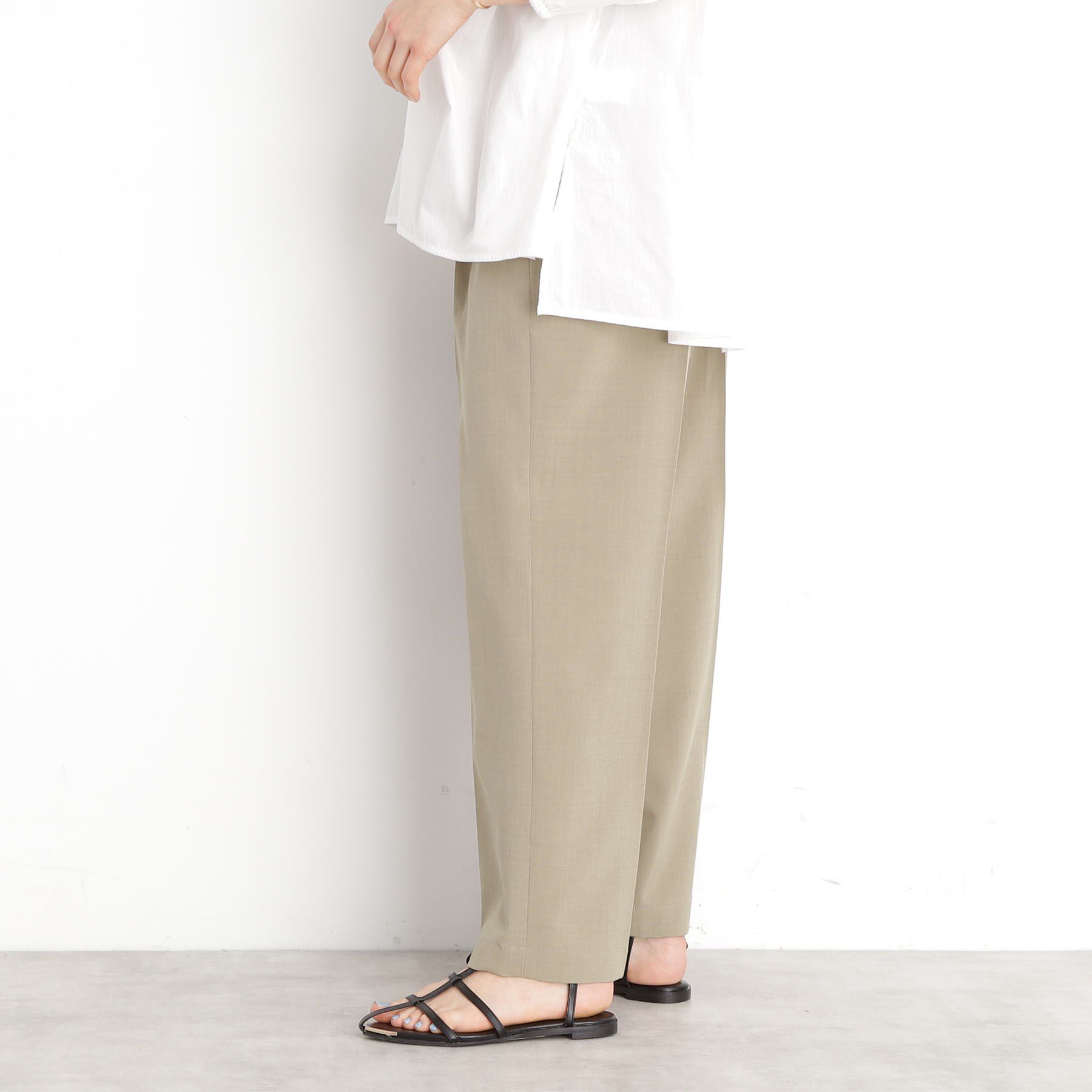 THE SHOP TK「【XS-XLサイズ】麻調ワイドパンツ/洗濯機OK/from the VOICE」|その他|