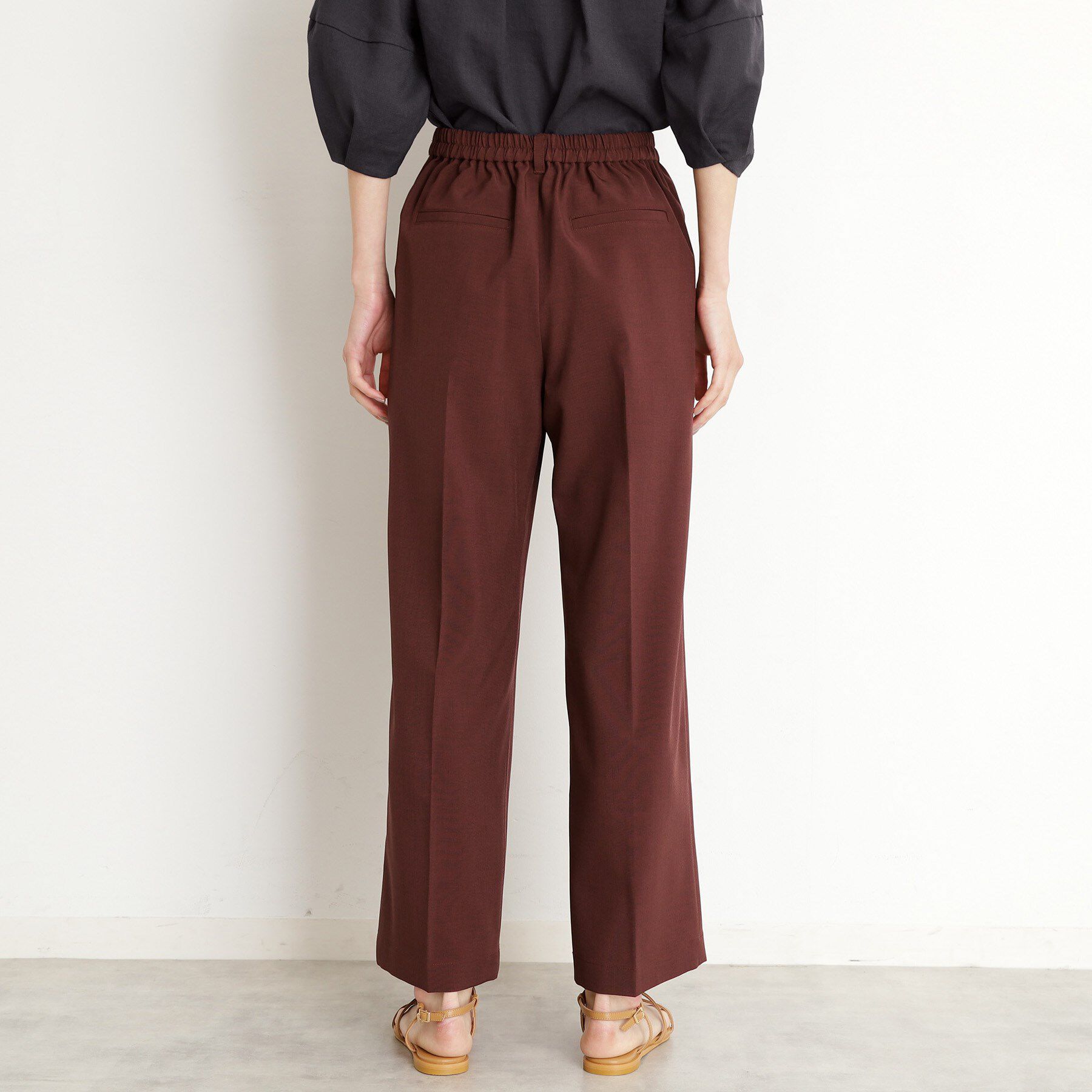 THE SHOP TK「【XS-XLサイズ】麻調ワイドパンツ/洗濯機OK/from the VOICE」|その他|