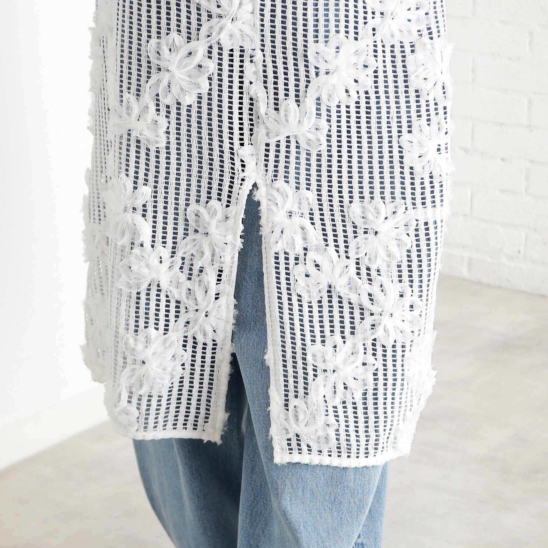 THE SHOP TK「3Dレースキャミワンピ」|ワンピース|