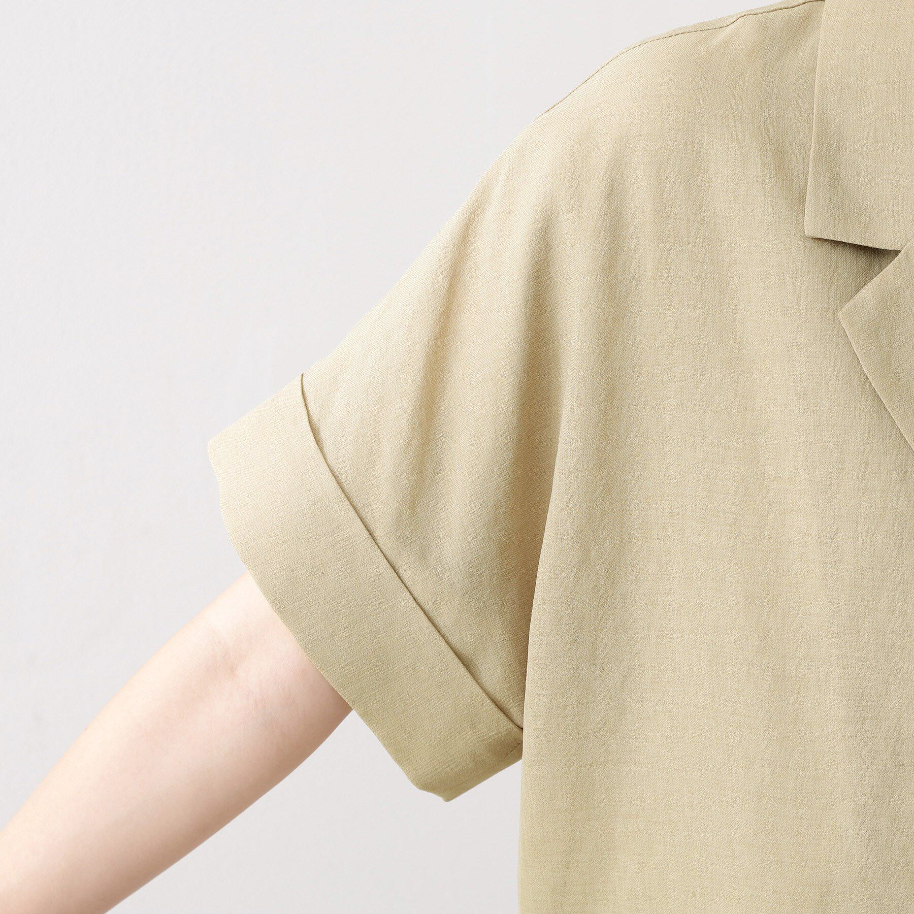 THE SHOP TK「半袖シアージャケット【洗える】」|テーラードジャケット|