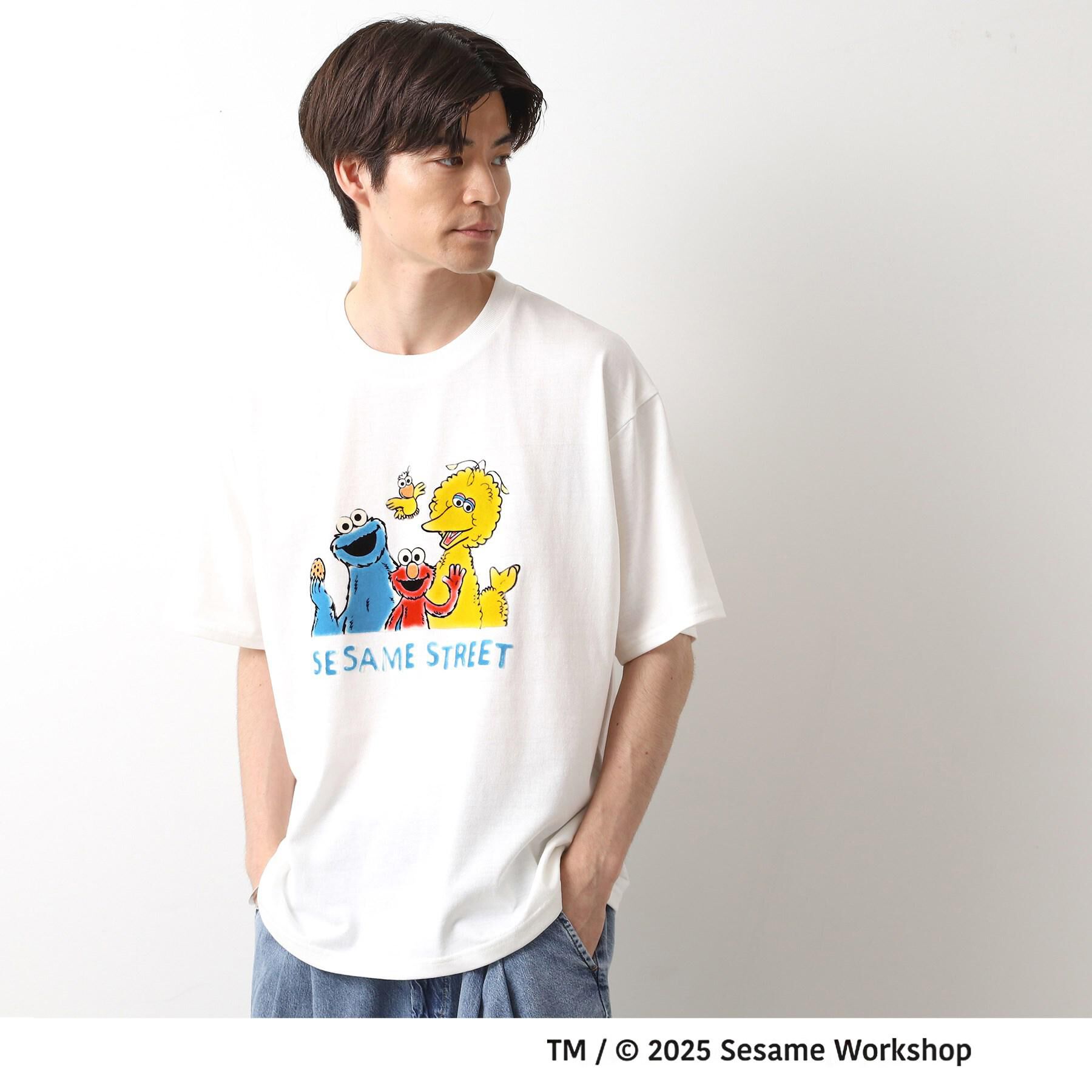 THE SHOP TK「セサミストリートTシャツ／親子リンク」|Tシャツ・カットソー|オフホワイト(103