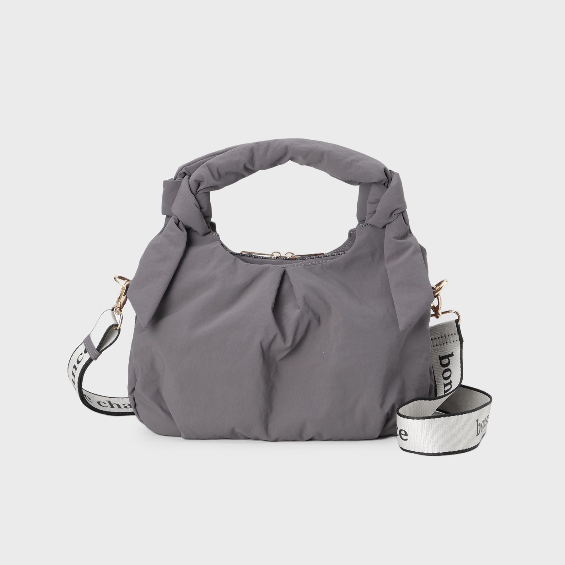 THE SHOP TK「ロゴショルダー付きナイロンミニボストン」|ショルダー・メッセンジャー|