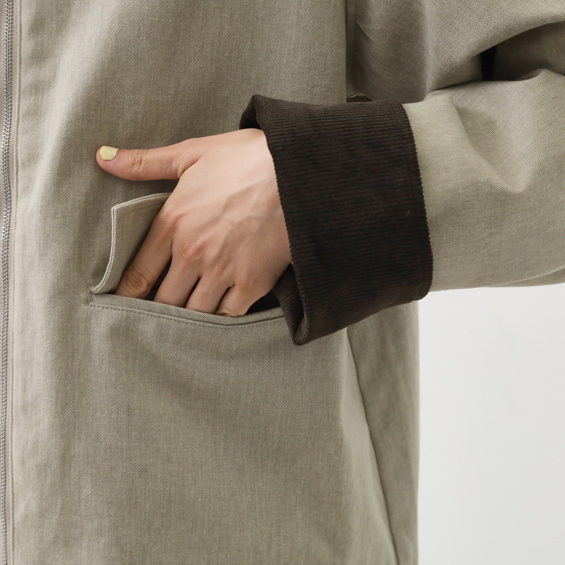 THE SHOP TK「カバーオールジャケット【洗える】」|ブルゾン・スタジャン|