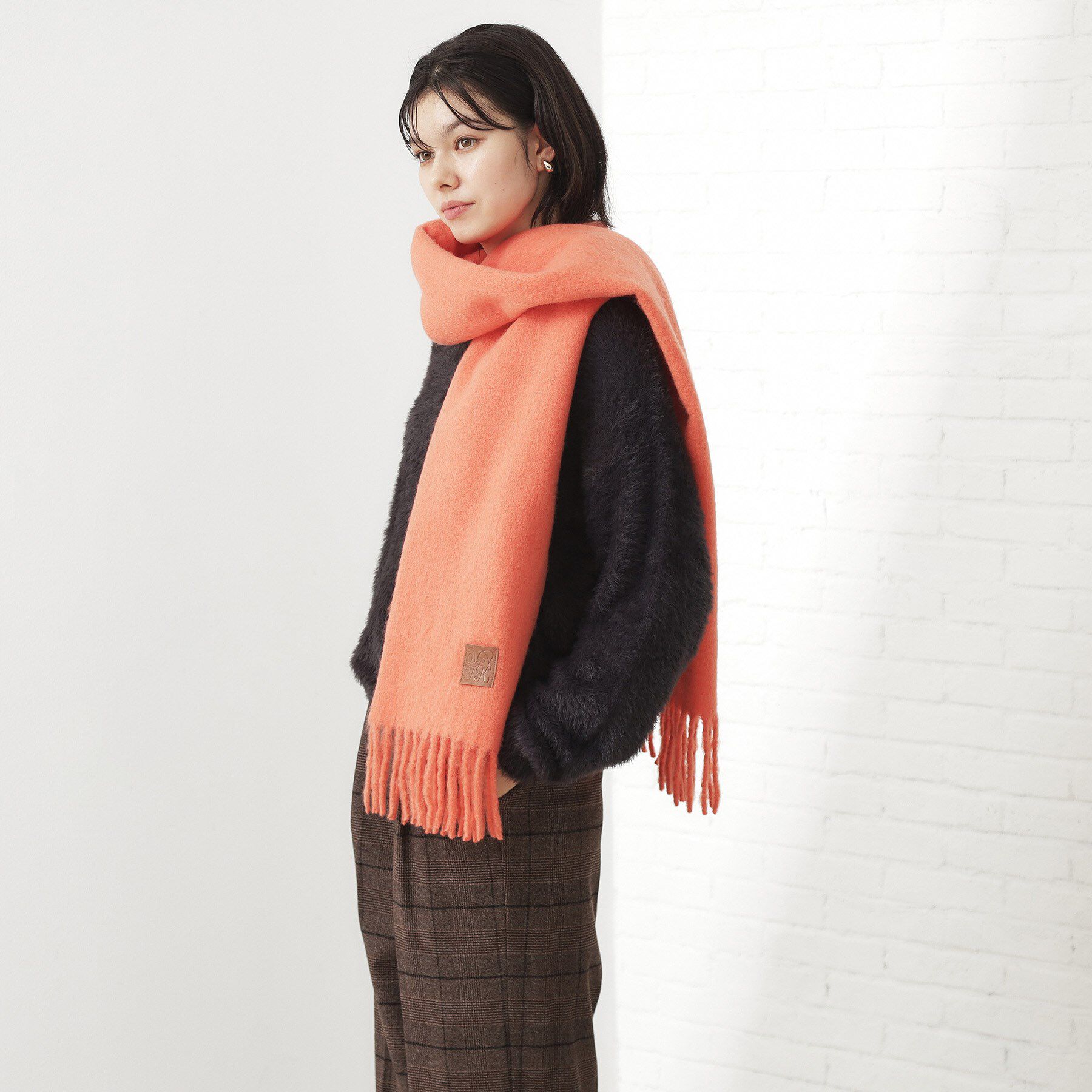 THE SHOP TK「【選べる6色】ループカラーストール」|ストール|