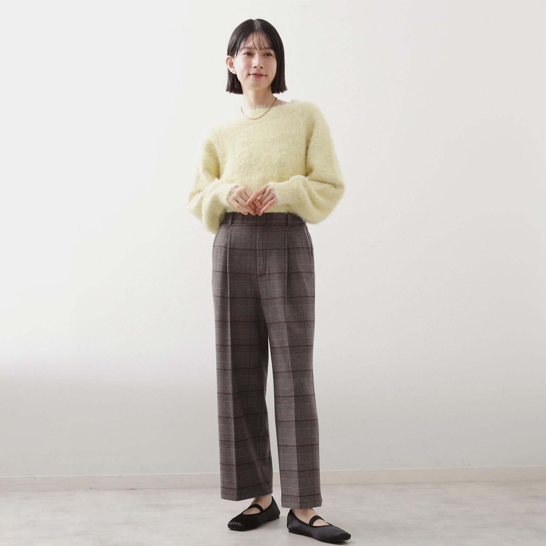THE SHOP TK「【着丈選べる/XS～XLサイズ】あったか裏起毛ワイドパンツ」|その他|