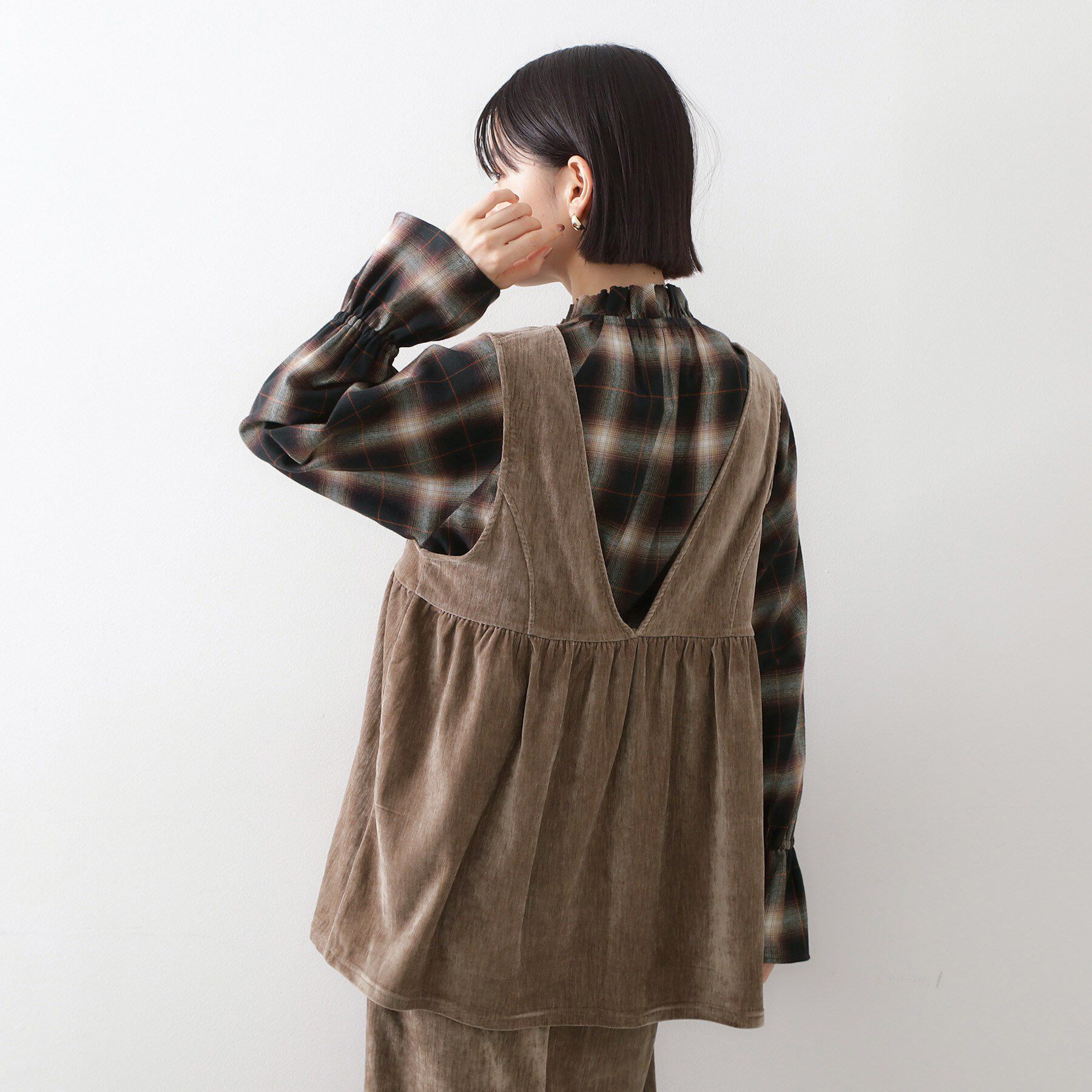 THE SHOP TK「ベロアセットアップ」|スーツ|