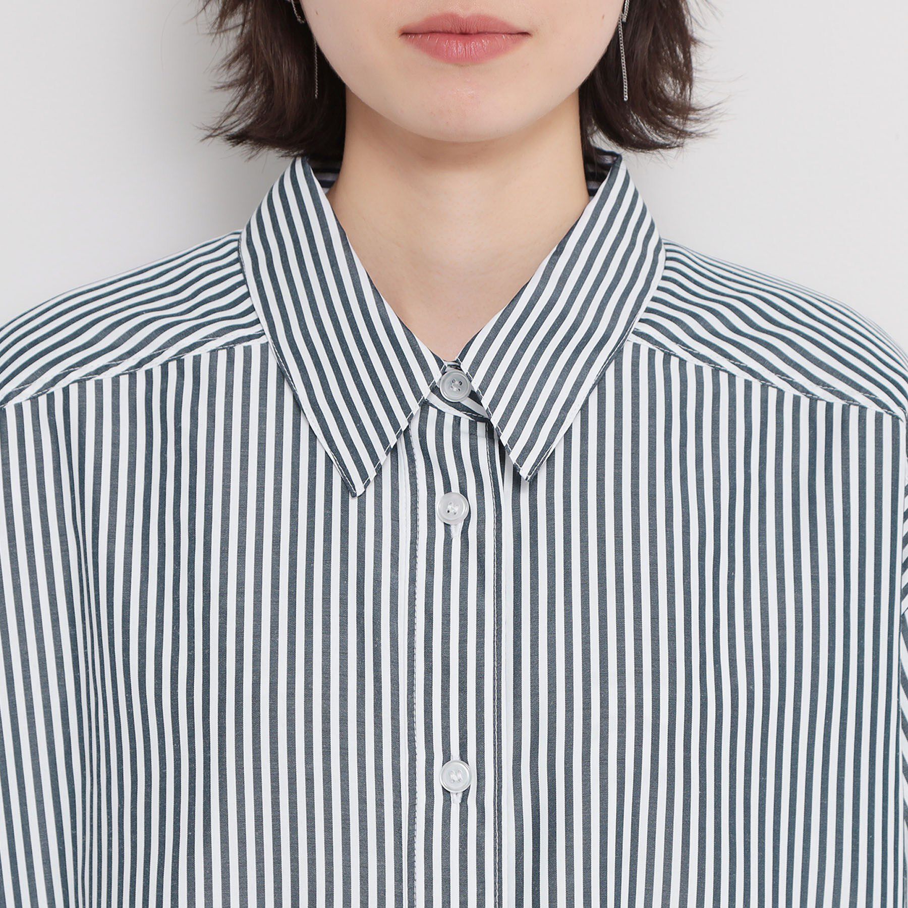 THE SHOP TK「ゆったりシルエットで体型カバー ロングシャツ」|シャツ・ブラウス|