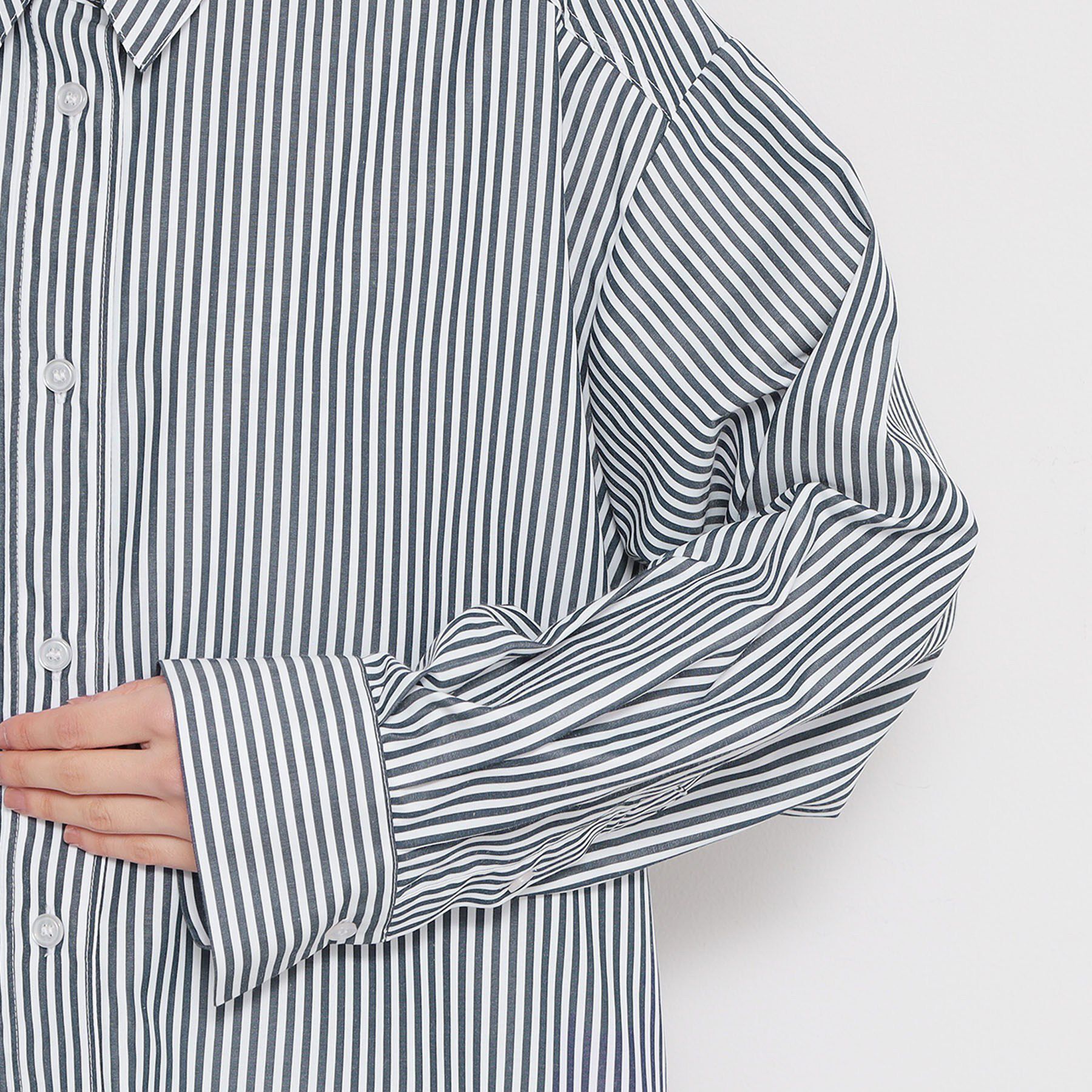 THE SHOP TK「ゆったりシルエットで体型カバー ロングシャツ」|シャツ・ブラウス|