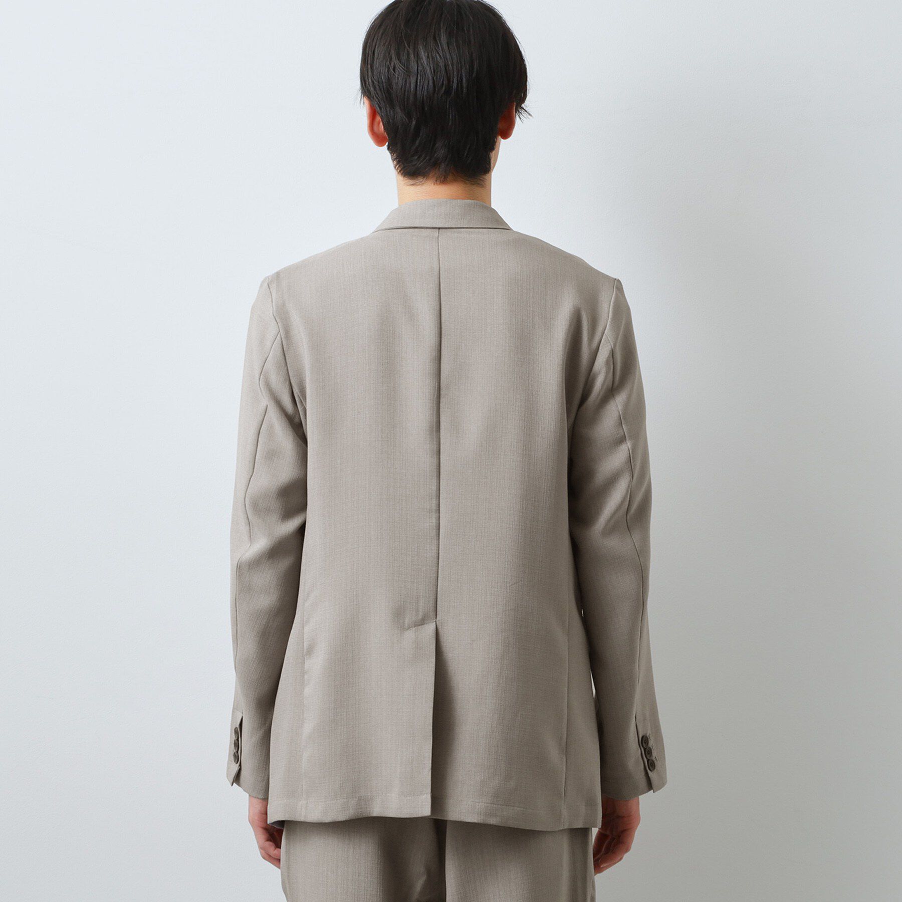 THE SHOP TK「【LINO FINE】リネンライク テーラードジャケット 吸水速乾/イージーケア/UVカット/洗濯機」|テーラードジャケット|