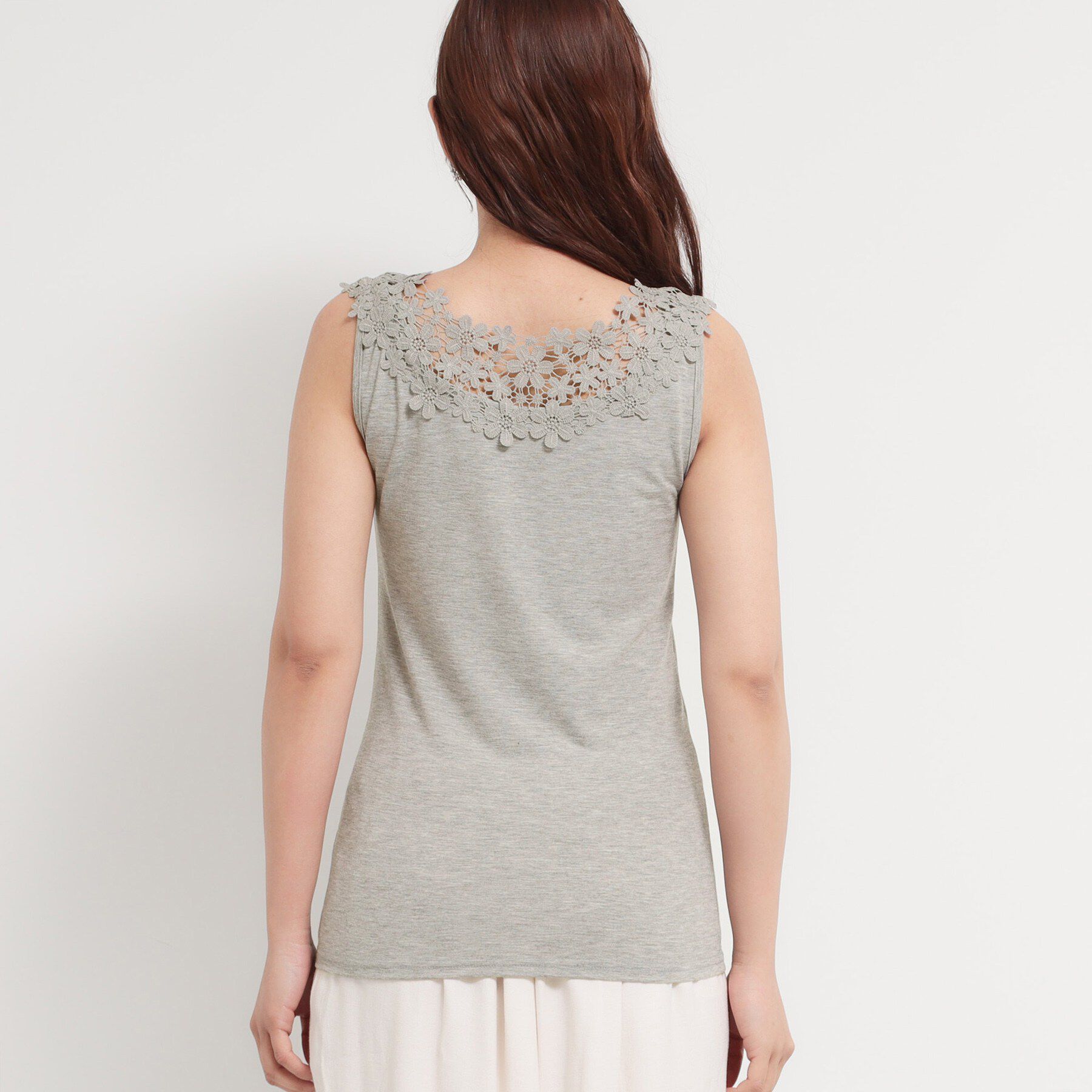 THE SHOP TK「モチーフレースタンク」|キャミソール|