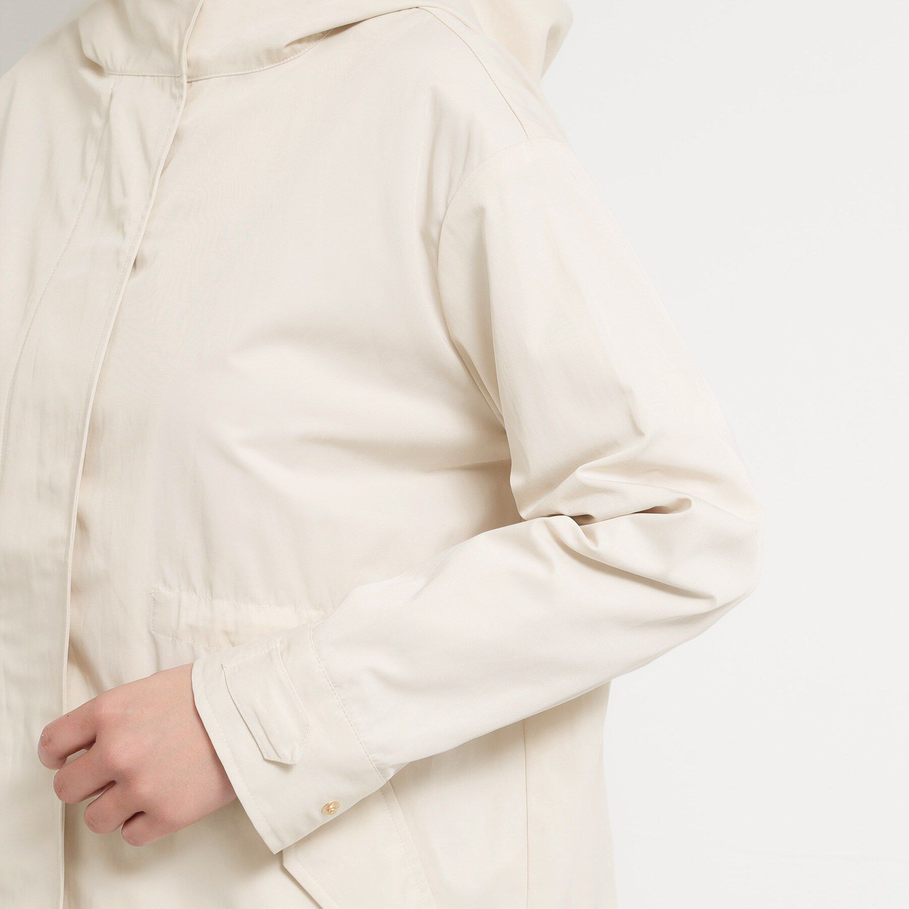 THE SHOP TK「【ウエスト調節可能ですっきり見え】フーデットブルゾン/洗える」|ブルゾン・スタジャン|